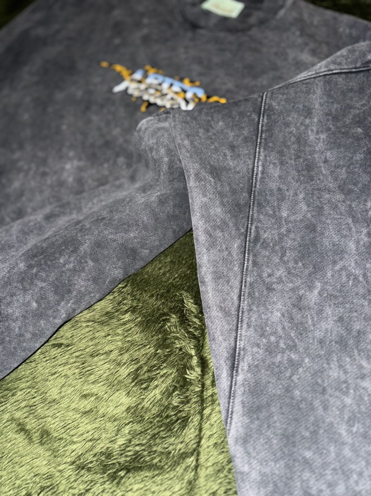 Aries [L] ARIES Stone Wash Chrome Logo Sweatshirt washed Grey Size US L / EU 52-54 / 3 - 5 Thumbnail