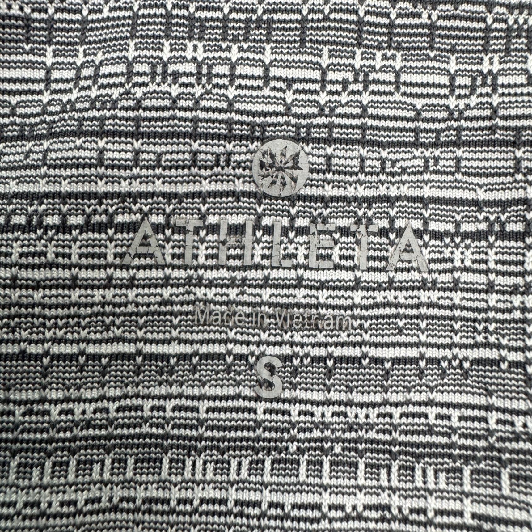Athleta Athleta Leggings Womens Small Gray Geometric Active Yoga Compression Space Dye Size 28" / US 6 / IT 42 - 7 Thumbnail