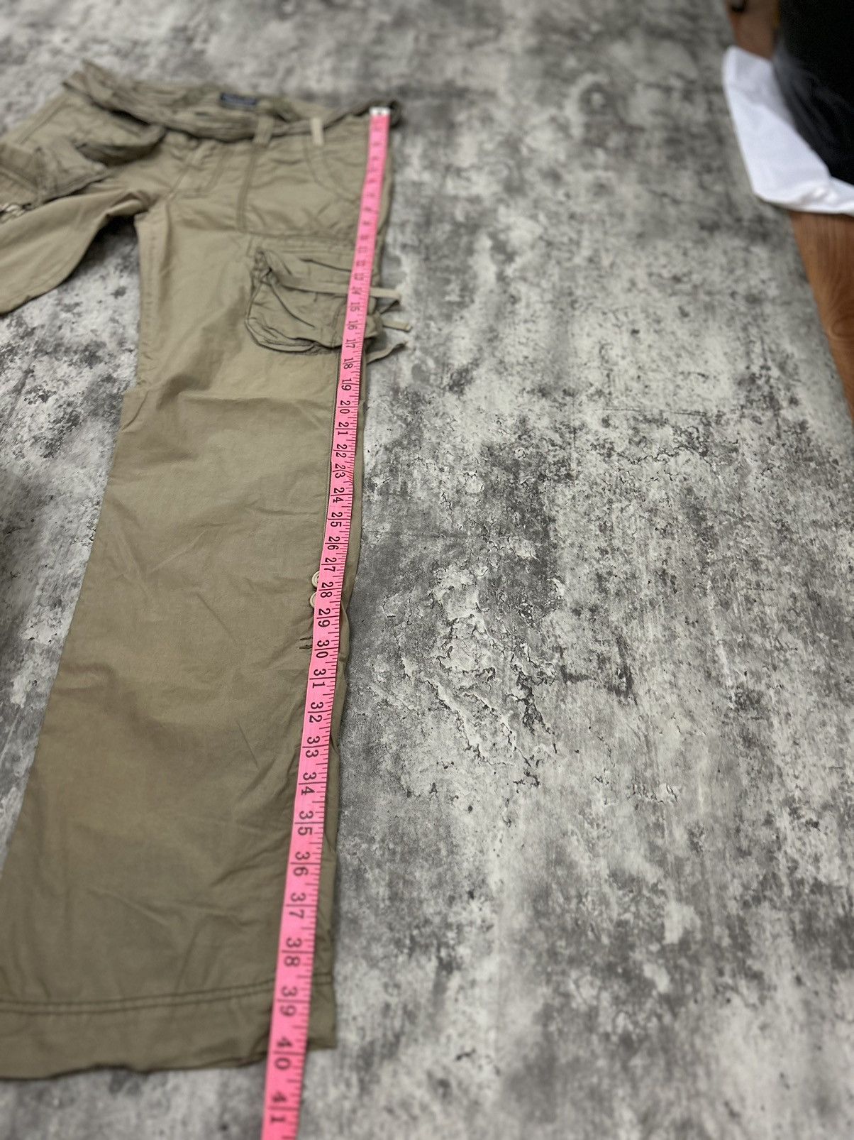 If Six Was Nine × Polo Ralph Lauren × Vintage Vintage Polo Jeans Company Sun Faded Cargo Pants With Belt Size US 32 / EU 48 - 17 Thumbnail