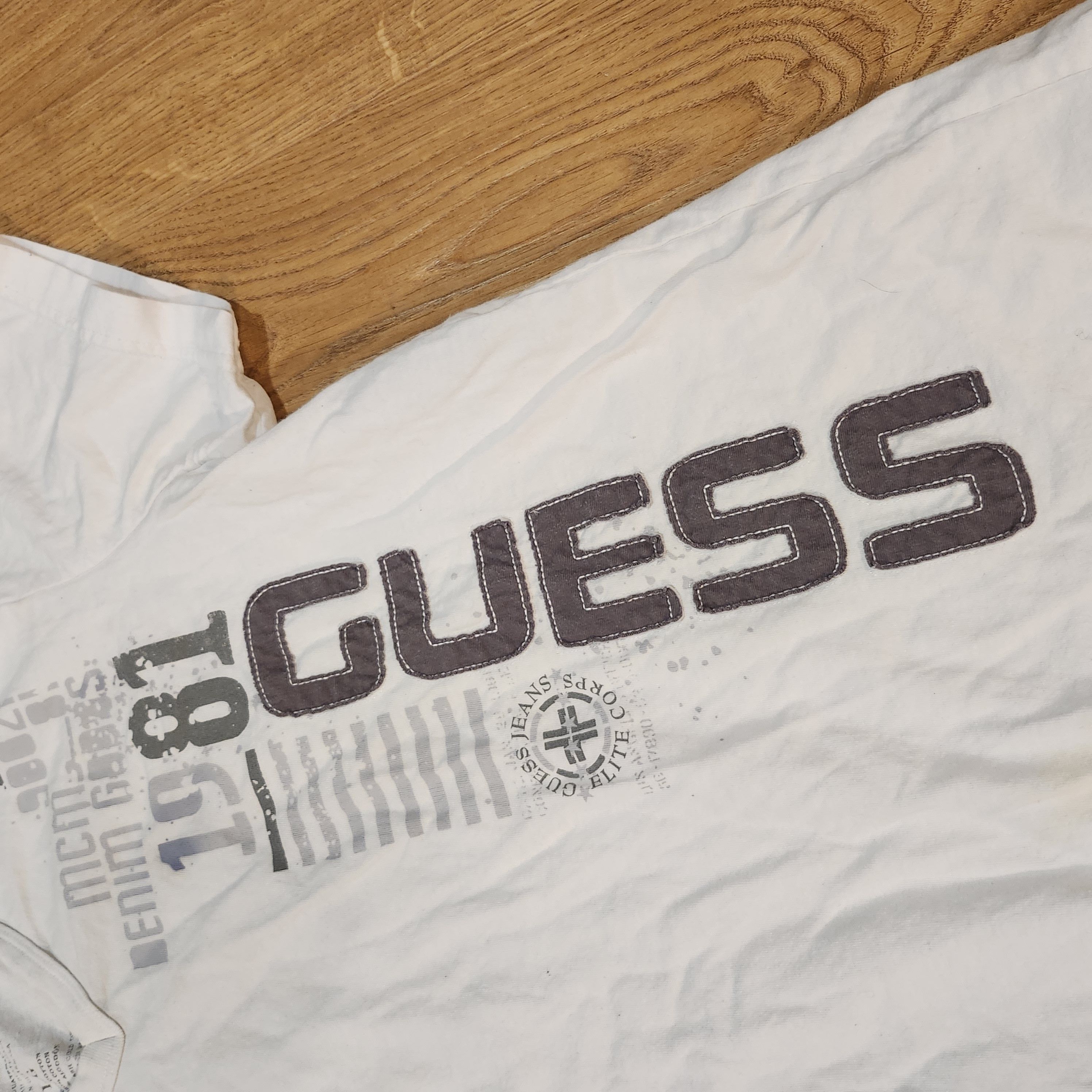 Guess White Los Angeles Guess tee Size US L / EU 52-54 / 3 - 4 Thumbnail