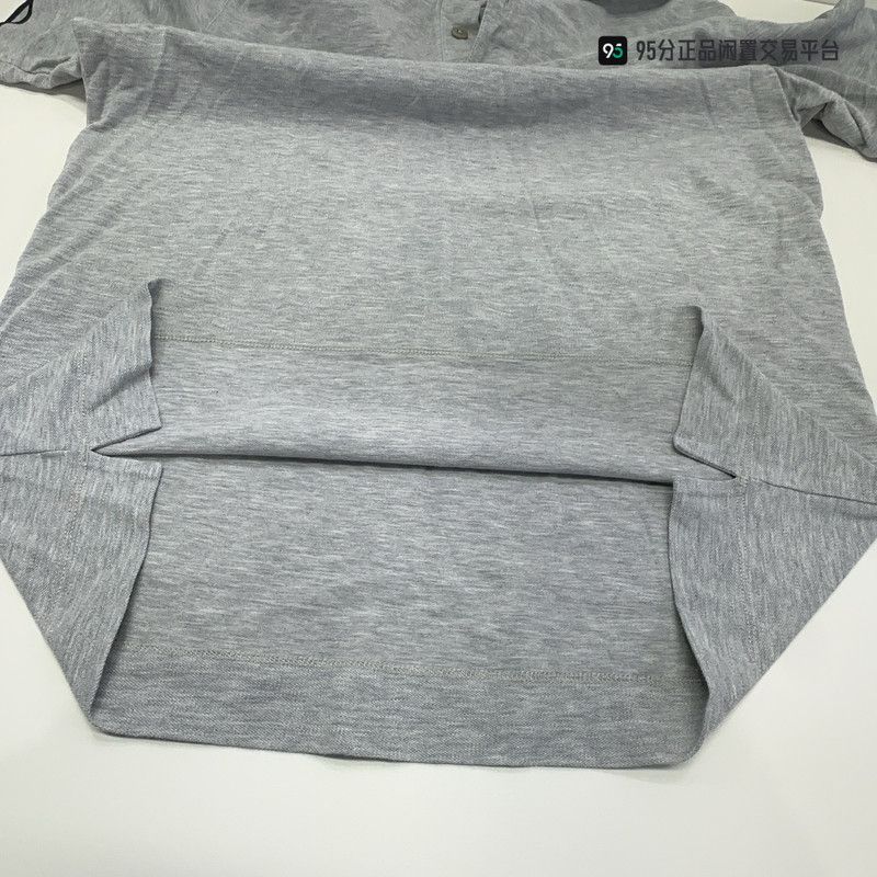 Ermenegildo Zegna Zegna SS22 Men's Solid Gray Short-Sleeve Polo Size US XS / EU 42 / 0 - 1 Thumbnail