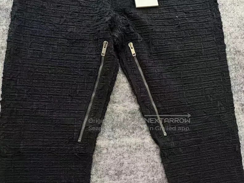 Givenchy Givenchy Black 4G Relief Print Destroyed Denim Pants Size US 33 - 3 Thumbnail