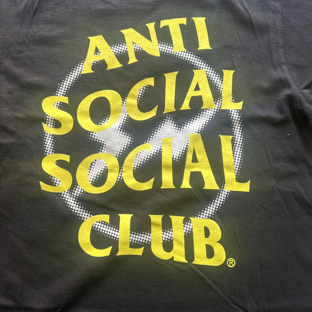 Anti Social Social Club Anti Social Social Club T-Shirt Black Yellow Logo Men’s - L Size US L / EU 52-54 / 3 - 6 Thumbnail