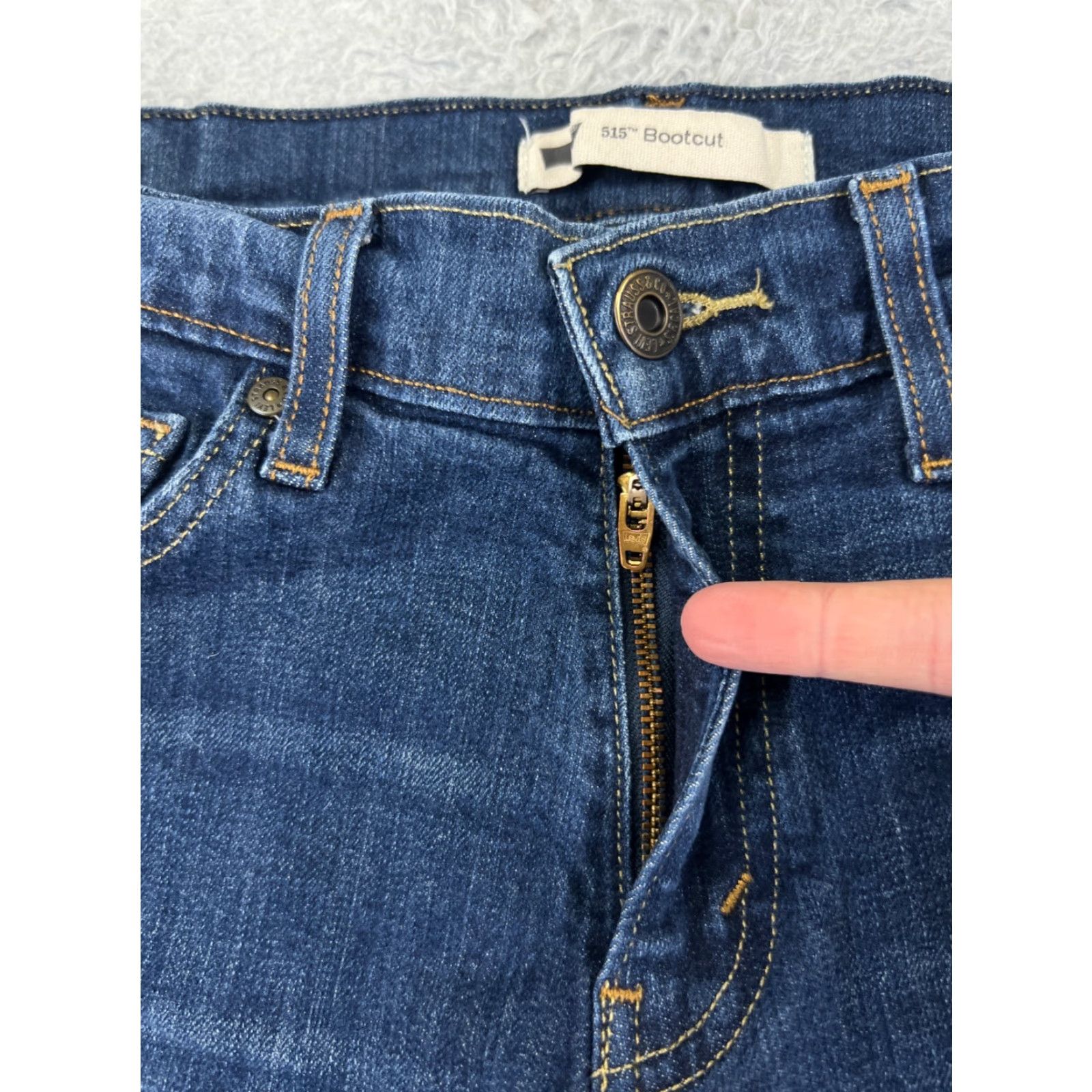 Levi's Levi's 500 Series Women's Bootcut Jeans Size 10 Mid Rise Light Wash Denim Cotton Blend Plus Size Size 32" / US 10 / IT 46 - 5 Thumbnail