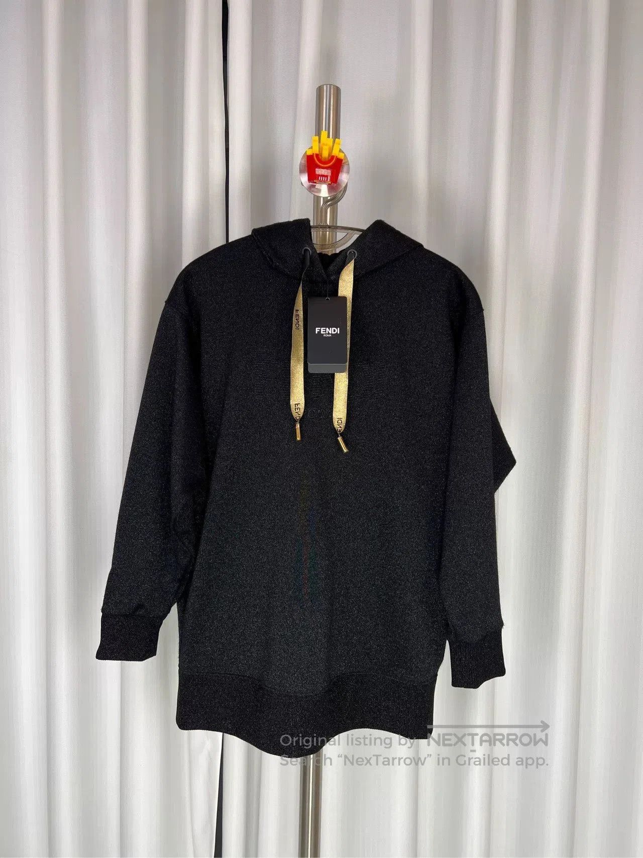 Fendi Fendi Women's Black Logo Hoodie XXS. Size US XXS / EU 40 - 1 Thumbnail