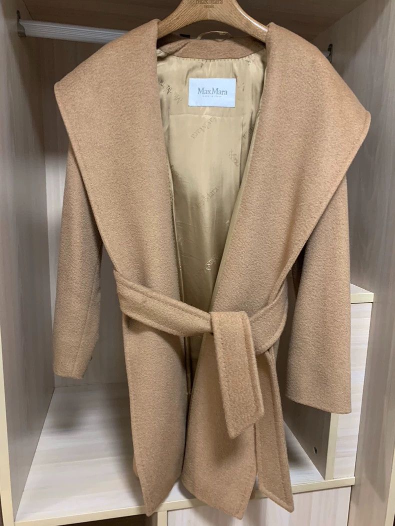 Max Mara Max Mara Rialto coat, bathrobe hooded midi Size S / US 4 / IT 40 - 9 Thumbnail