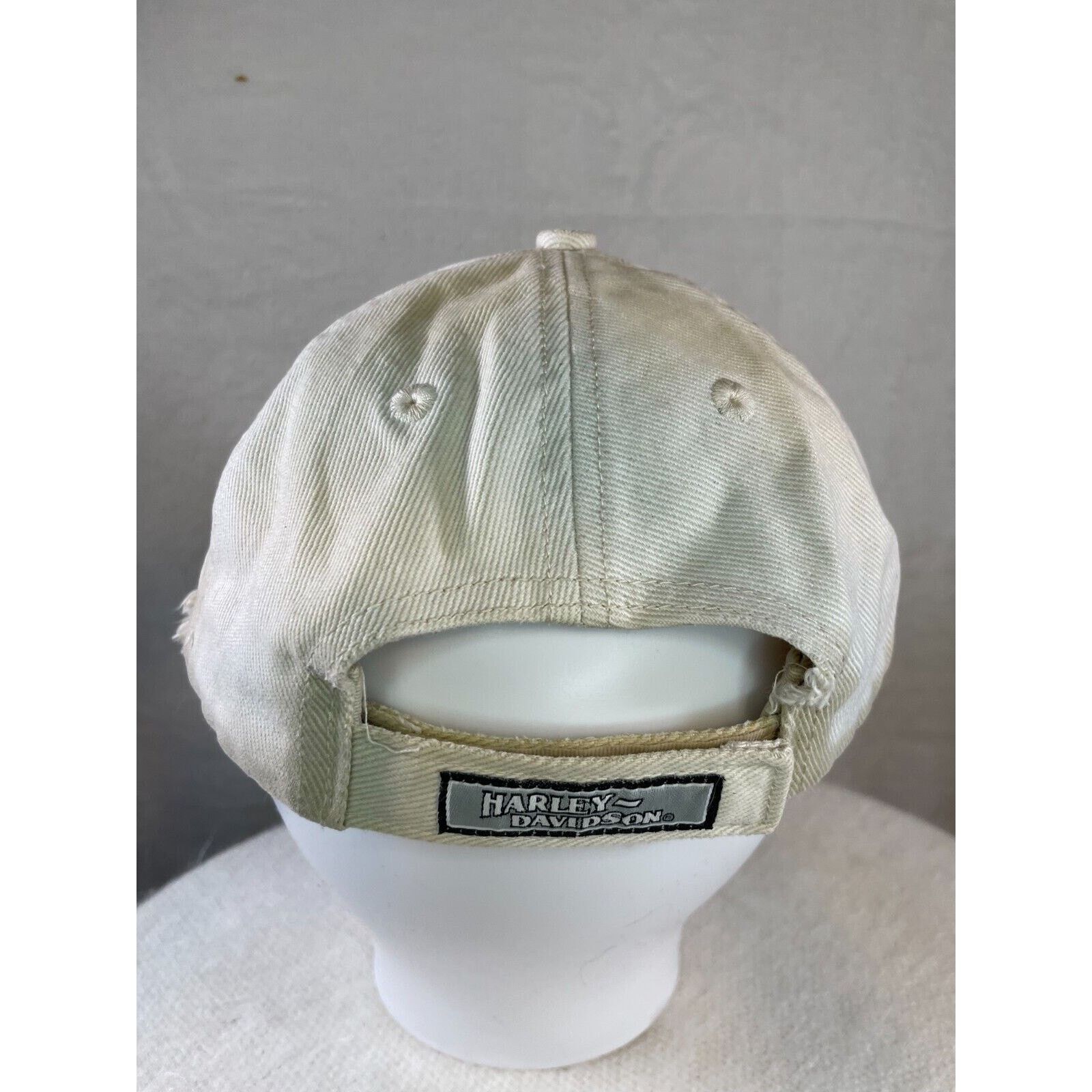 Harley Davidson Harley-Davidson Daytona Beach FL Hat Embroidered (Stained) Size ONE SIZE - 6 Thumbnail