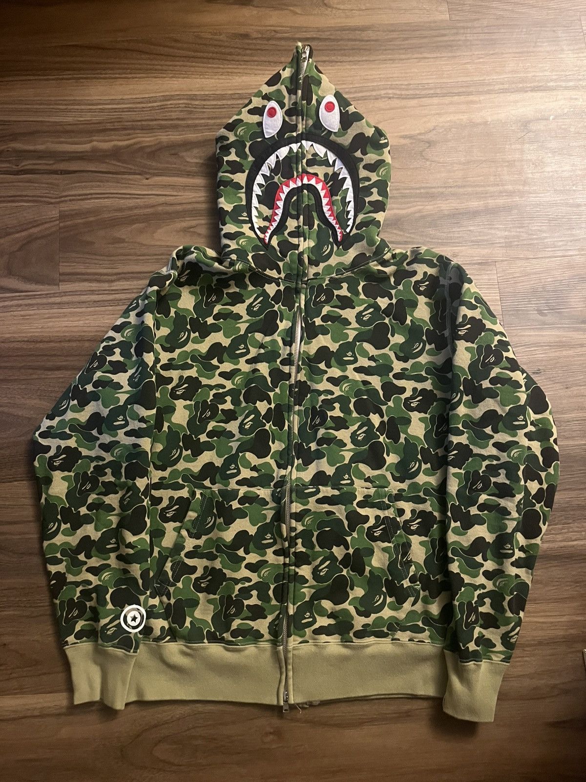 Bape Bape A Bathing Ape 1st Camo Full Zip Split Hoodie size XXL Size US XXL / EU 58 / 5 - 1 Thumbnail