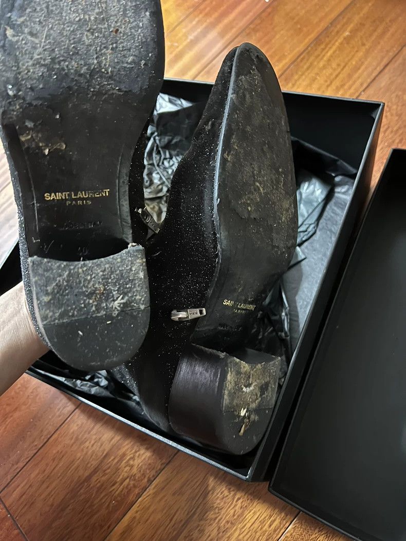 Saint Laurent Paris Saint Laurent Paris 13aw2013 First Year Glitter Chelsea Bo Size US 7 / EU 40 - 6 Thumbnail