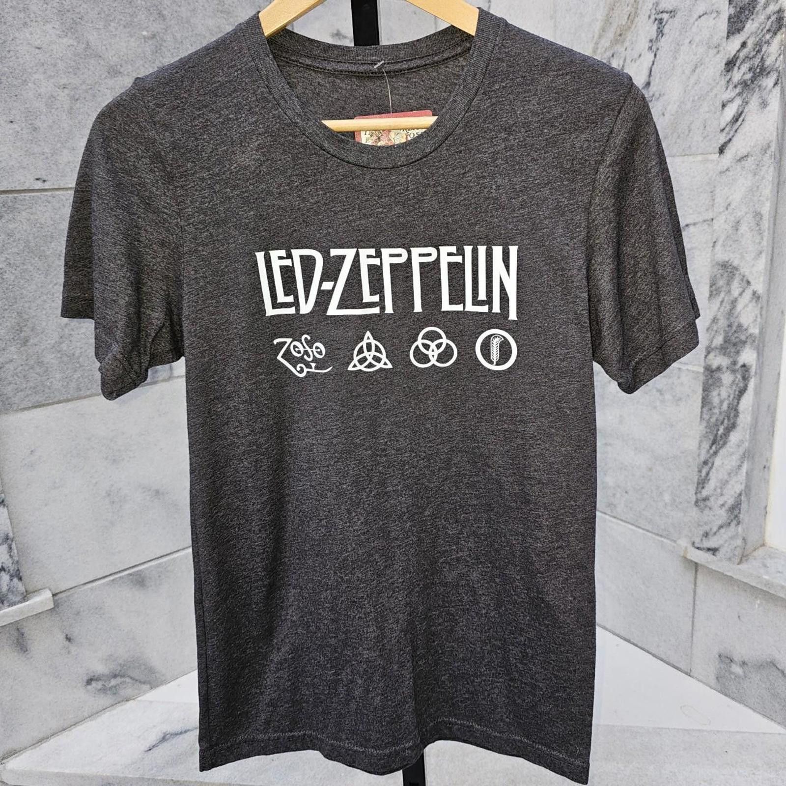 Other Led Zeppelin Grey and White T-shirt Size S / US 4 / IT 40 - 4 Thumbnail