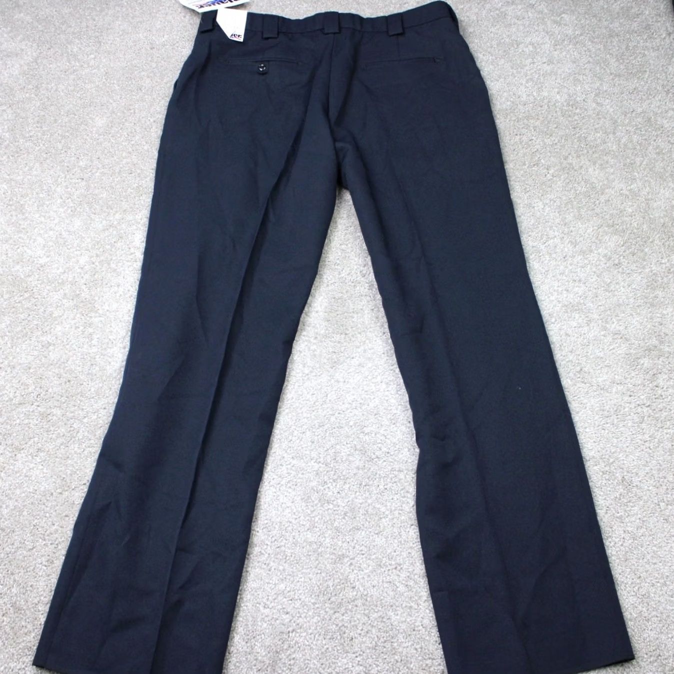 Vintage Blauer Pants Womens 18 Dark Navy Blue NWT 38W Unhemmed 4 Pocket Polyester Pants Size 40" / US 18 - 5 Thumbnail