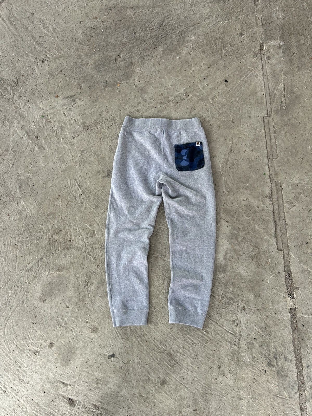 Bape Rare Bape Shark Sweatpants Grey Blue Camo Pocket Y2K Size S Size US 30 / EU 46 - 2 Thumbnail