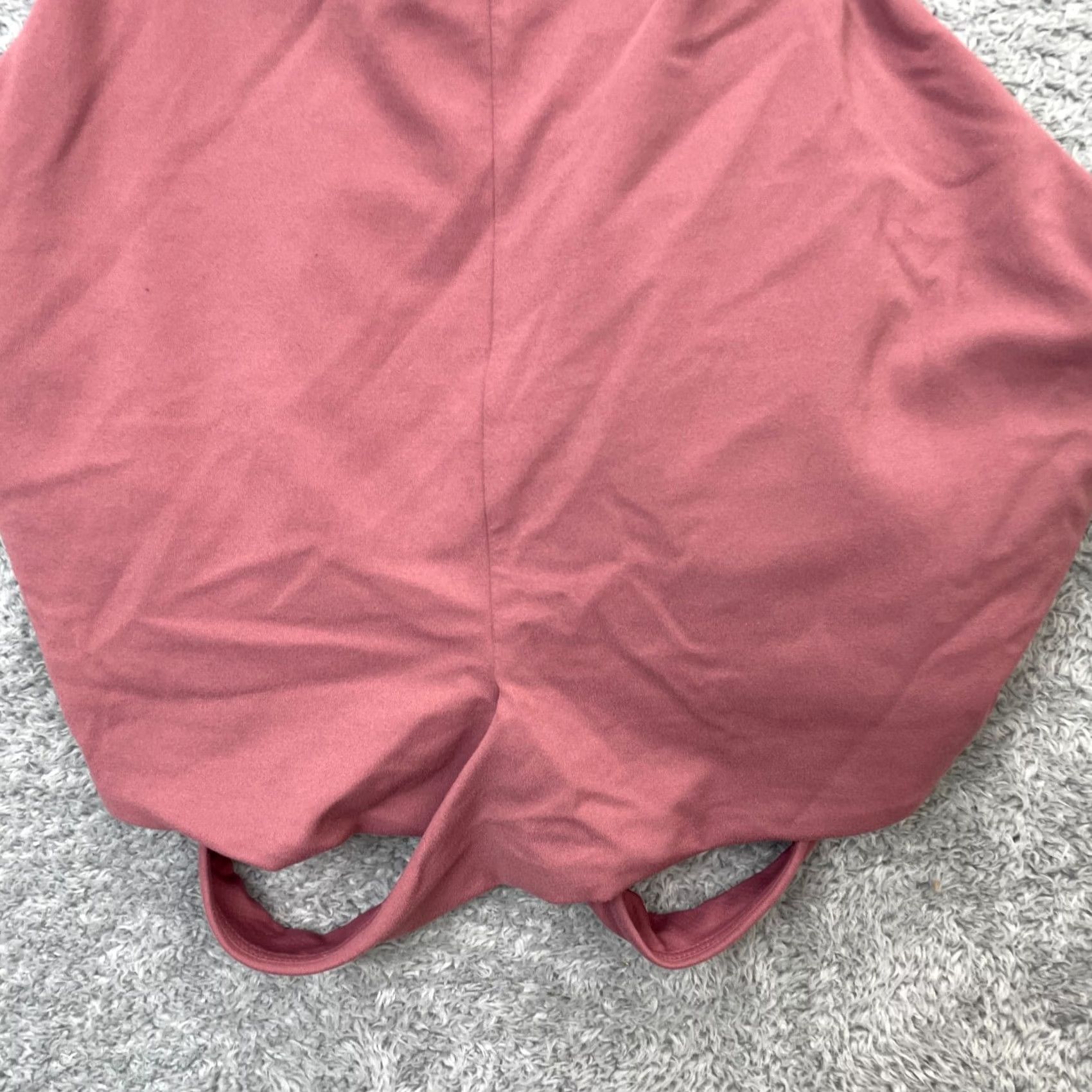 Athleta Athleta Sports Bra Women XL Pink Mauve Racerback Wireless Medium Support Yoga Athletic Shirt Bra Size ONE SIZE - 2 Thumbnail