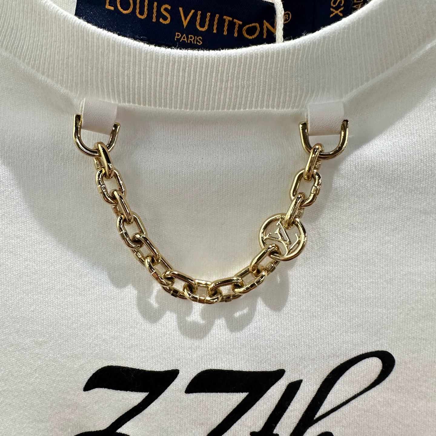 Louis Vuitton Louis Vuitton 24SS Copa Chain Tee XS Cotton may408 Size XS / US 0-2 / IT 36-38 - 7 Thumbnail