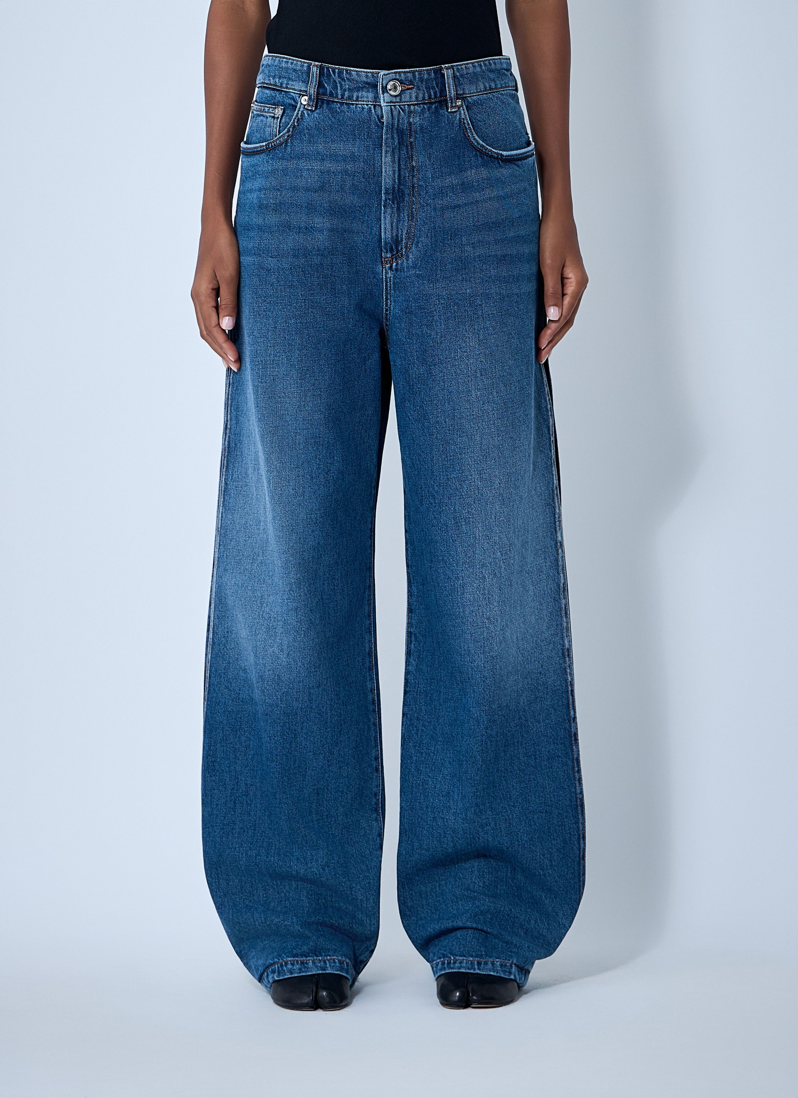 Sportmax Wide-Leg Jeans Size 29" - 1 Thumbnail