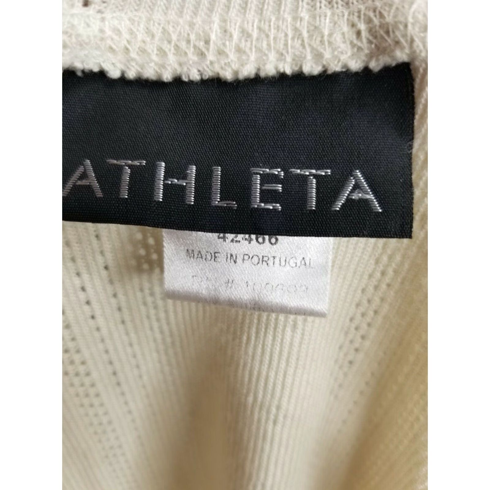 Athleta Athleta Striped Long Sleeve Shirt Top Women's Medium Beige Size M / US 6-8 / IT 42-44 - 4 Thumbnail