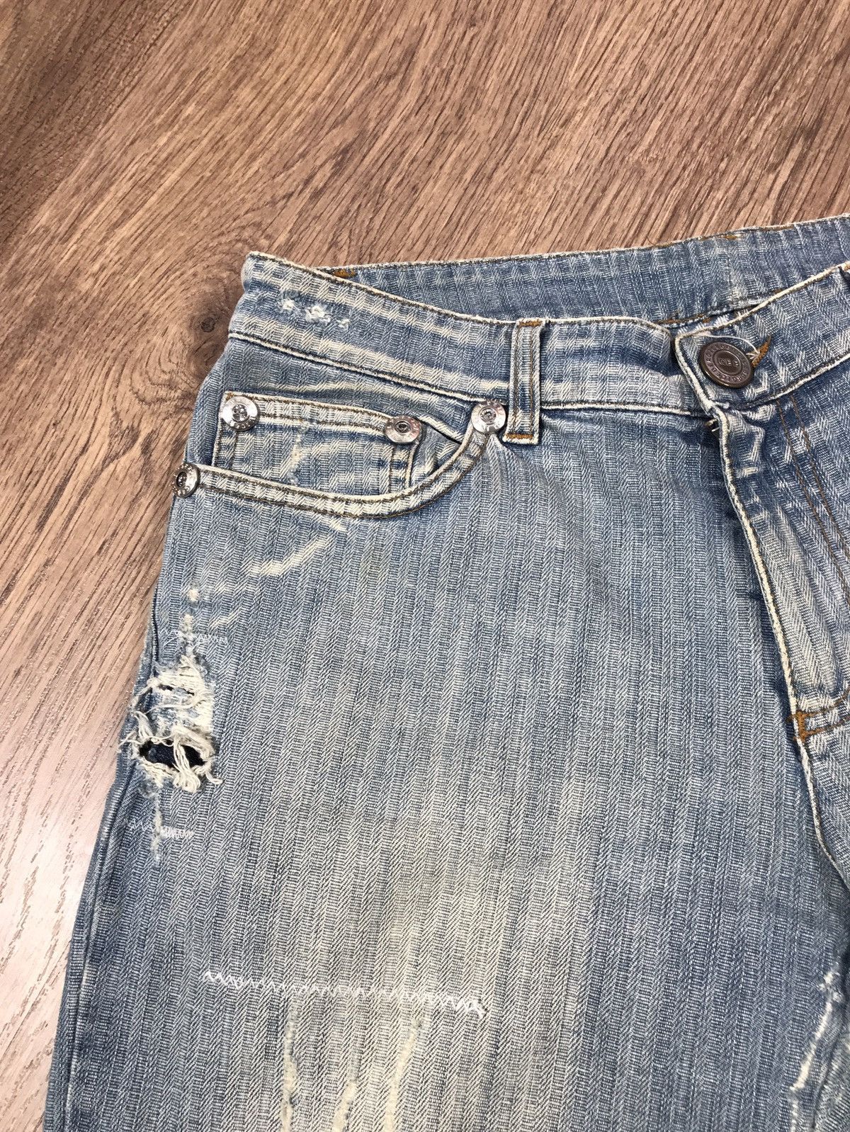 Iceberg × Vintage Iceberg Vintage Flared Denim Pants Jeans Size 31" - 7 Thumbnail