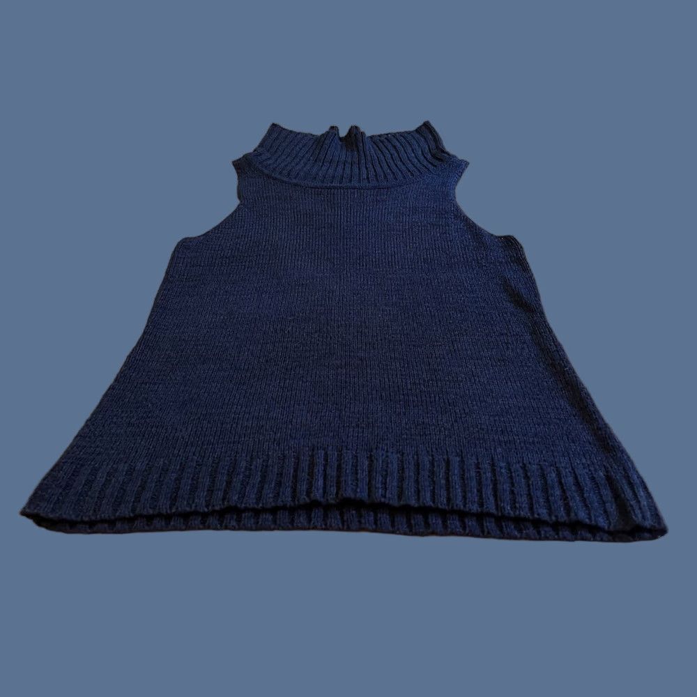 Vintage VINTAGE Chico’s Design Turtleneck Vest Sweater Women’s XL Black Knit VEST Bohemian Retro GrL Mens Women? Size XL / US 12-14 / IT 48-50 - 1 Thumbnail