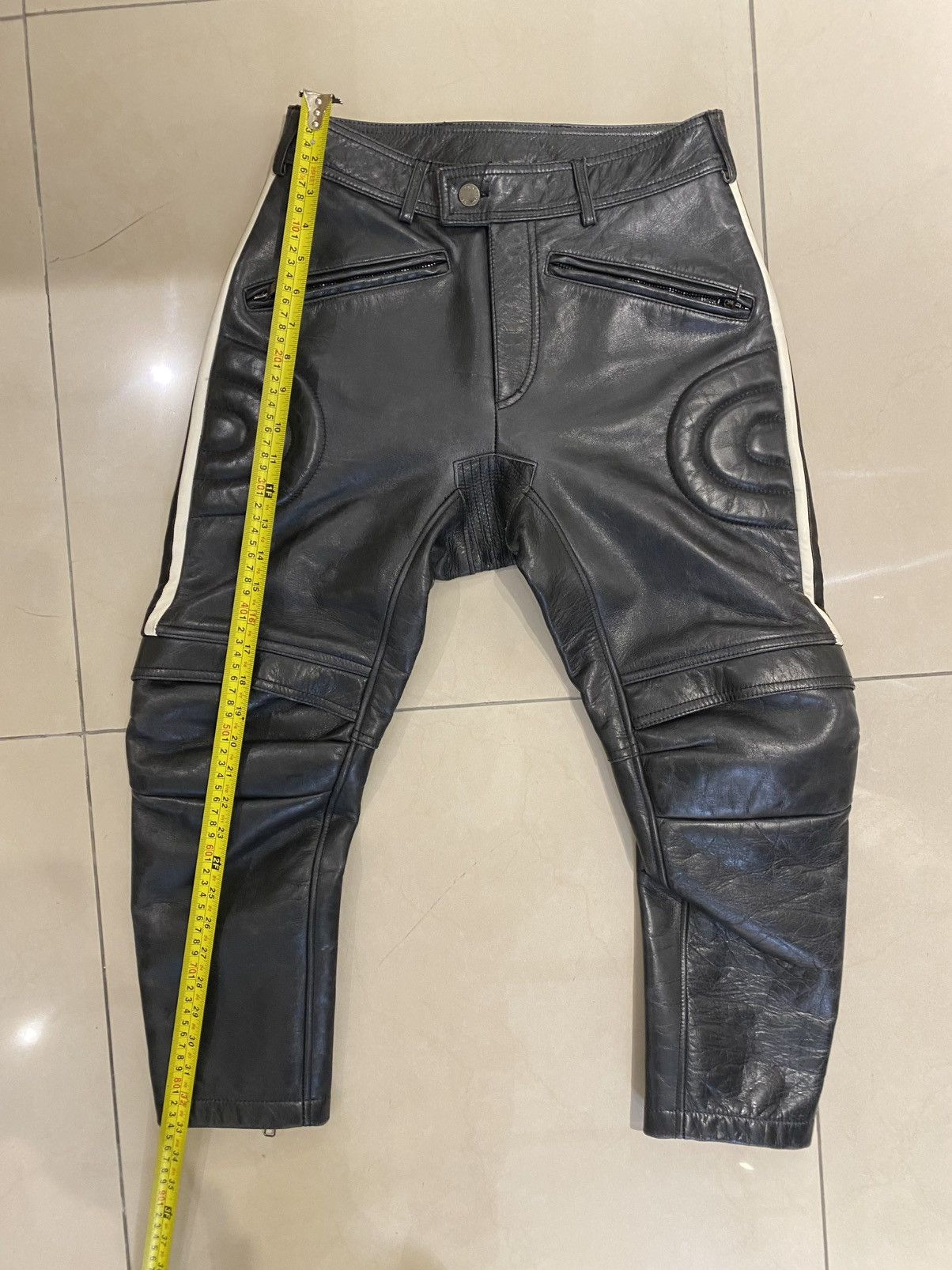 Leather × Neil Barrett Neil Barrett BIKER Leather Pant 28 Size US 28 / EU 44 - 17 Thumbnail