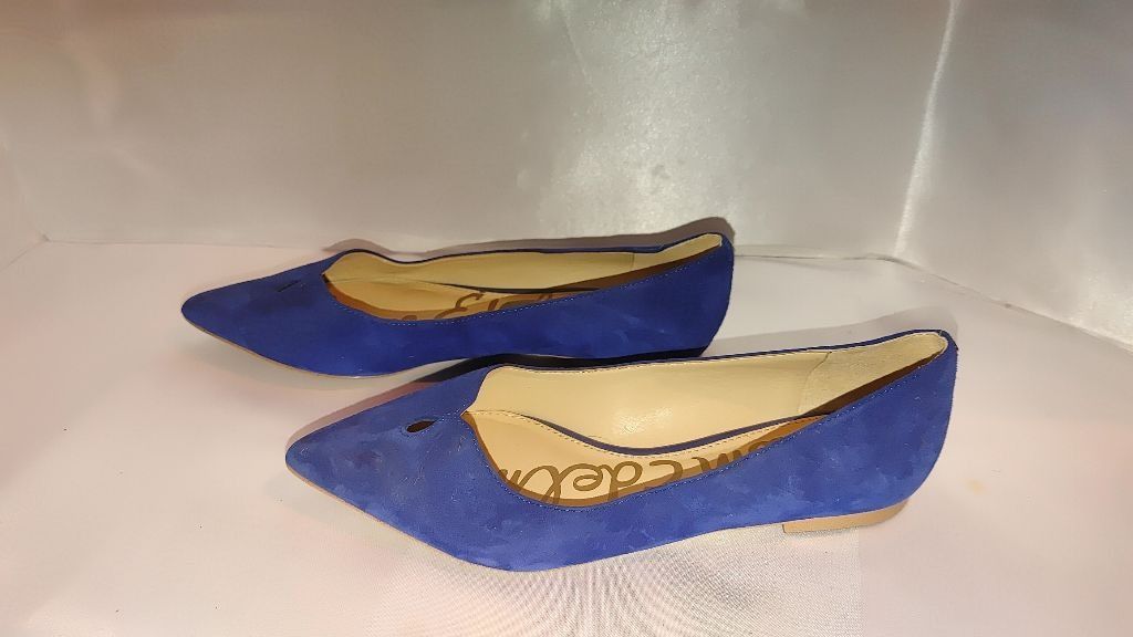 Sam Edelman Sam Edelman Blue Suede Flats Size 7 Size US 7 / IT 37 - 3 Thumbnail