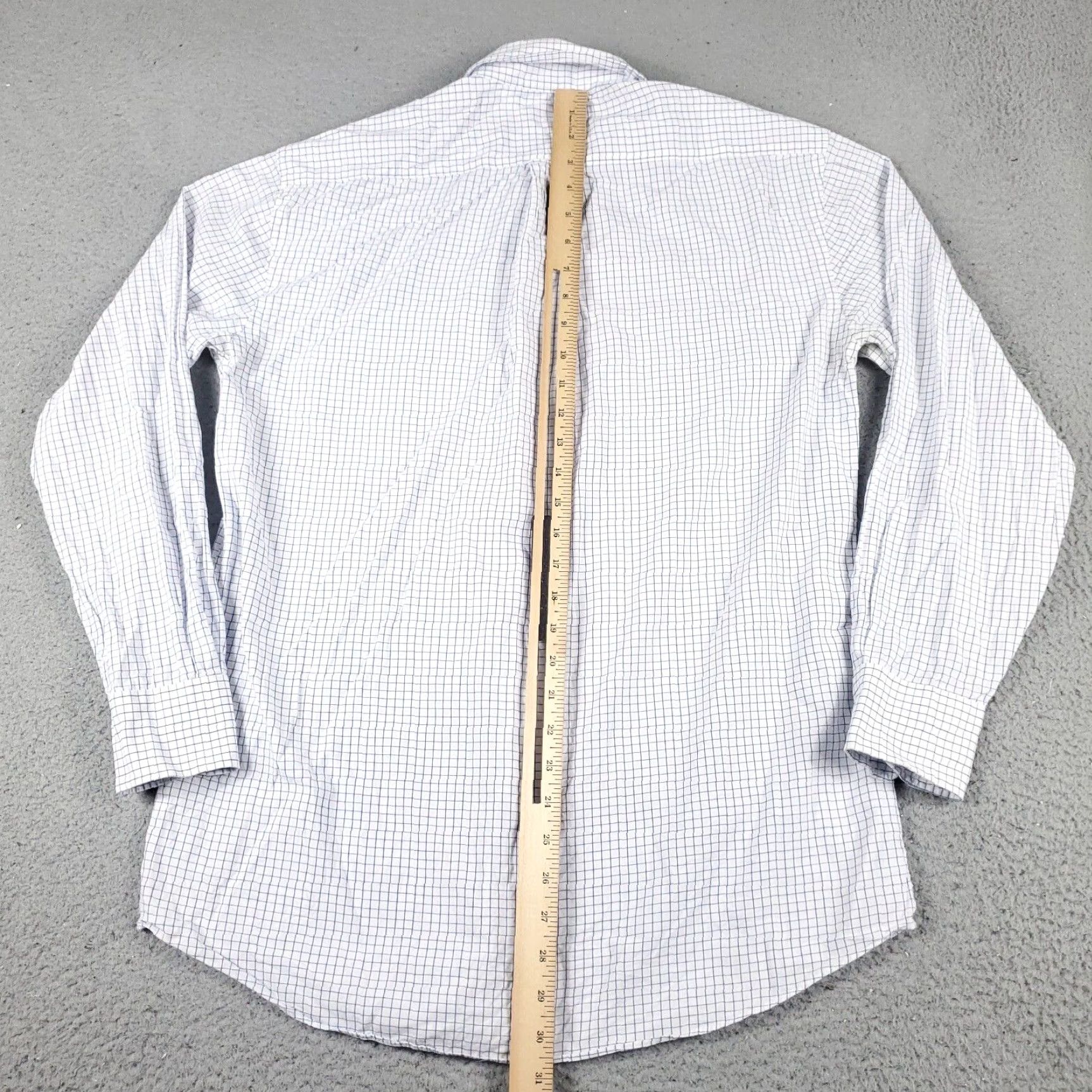 Tommy Hilfiger Tommy Hilfiger Mens Medium Long Sleeve Button-Up Shirt Blue Check Casual Modern Size US M / EU 48-50 / 2 - 5 Thumbnail