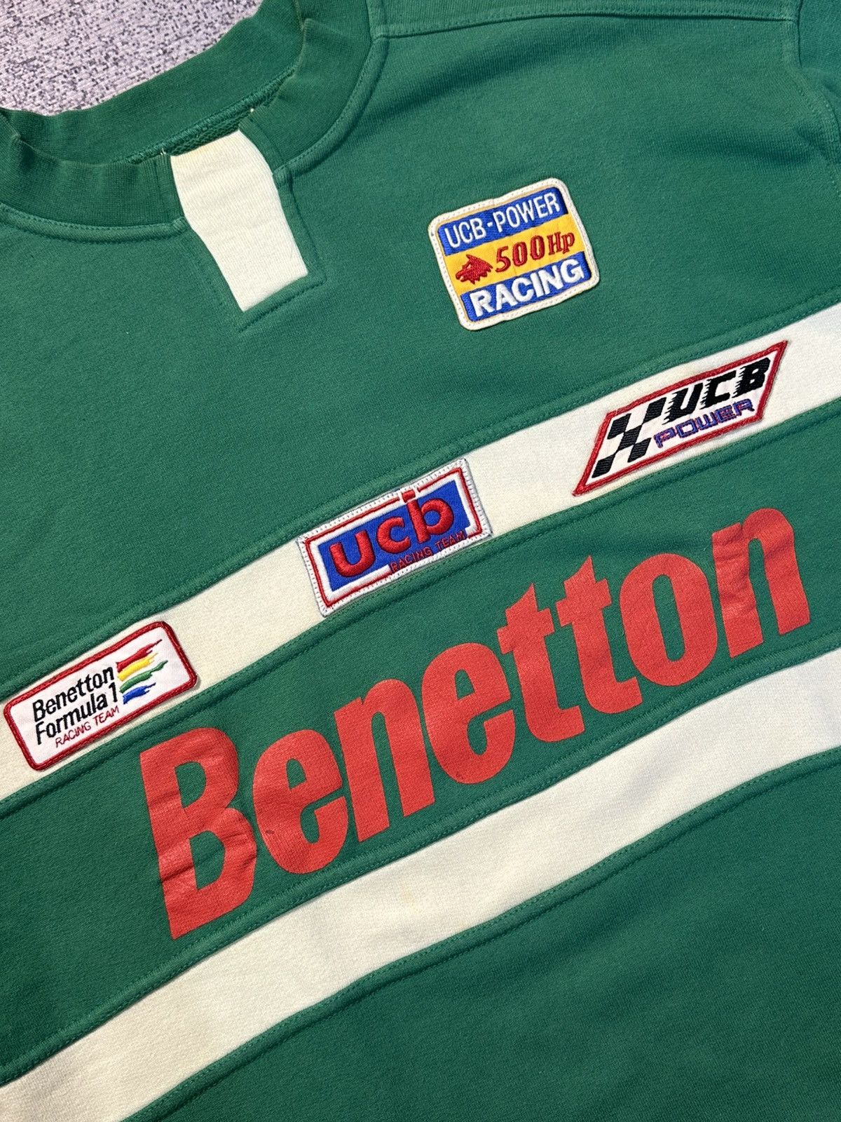Benetton Rare Vintage 80s Benetton Crewneck Rugby Shirts Size US M / EU 48-50 / 2 - 4 Thumbnail