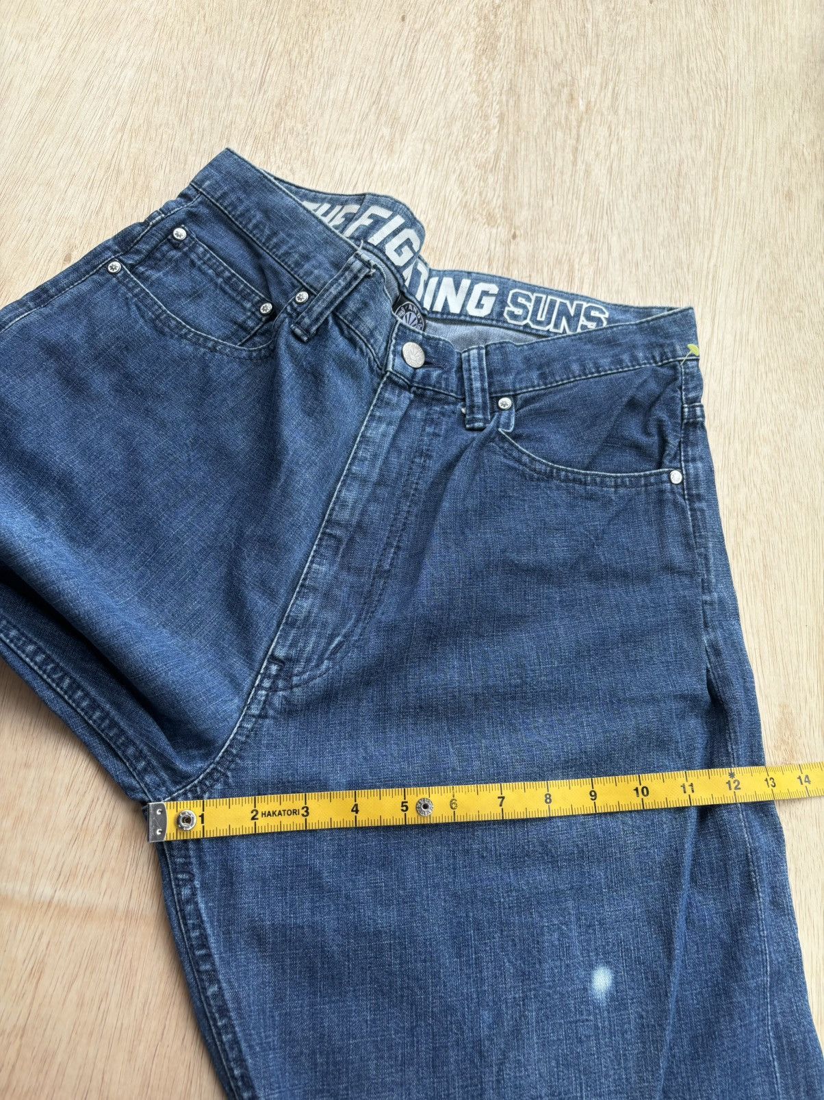 Hysteric Glamour × Japanese Brand The Fighting Suns Peace Love Denim Jeans Size US 31 - 12 Thumbnail