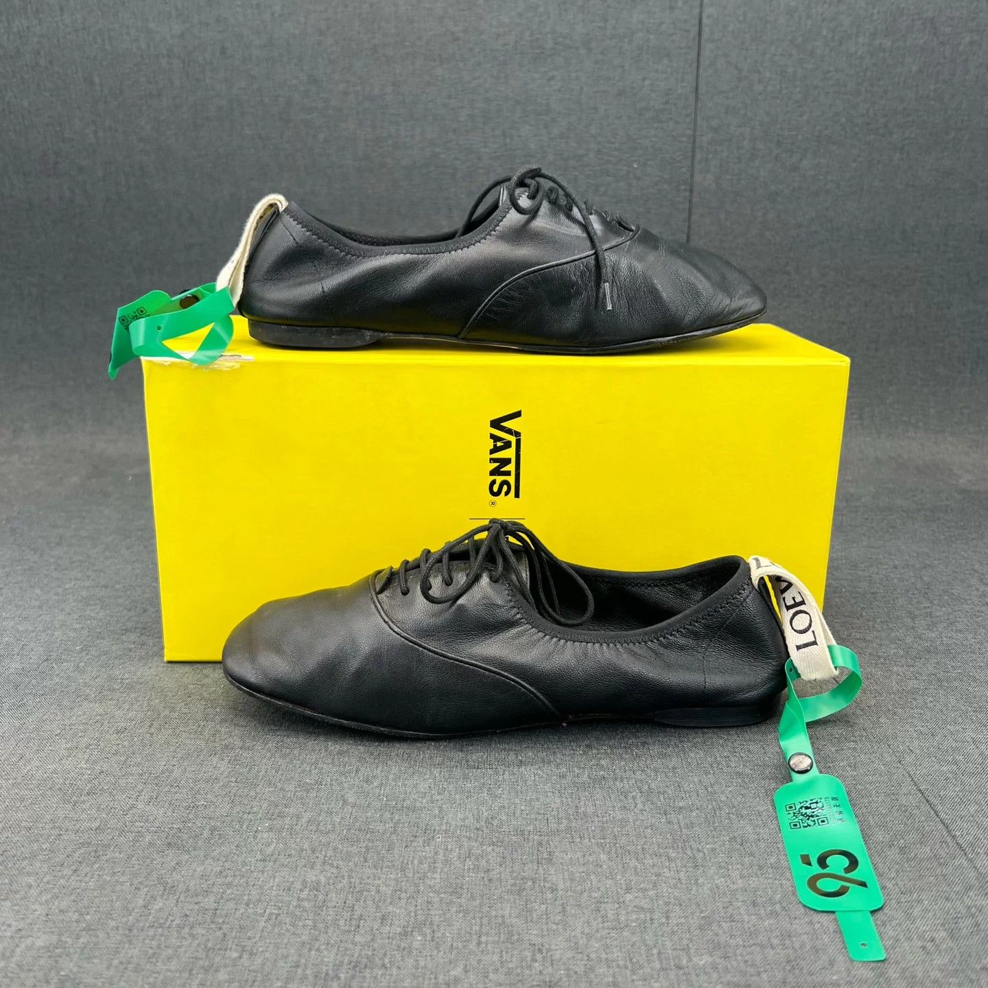 Loewe Loewe Black Leather Flat 37 New Re-soled With Box Size US 6 / IT 36 - 3 Thumbnail
