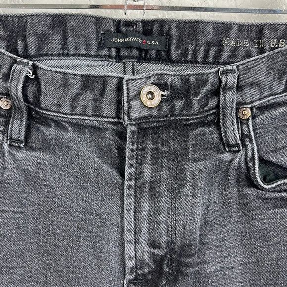 John Varvatos John Varvatos Bowery Slim Straight Denim Jeans Size US 32 / EU 48 - 3 Thumbnail