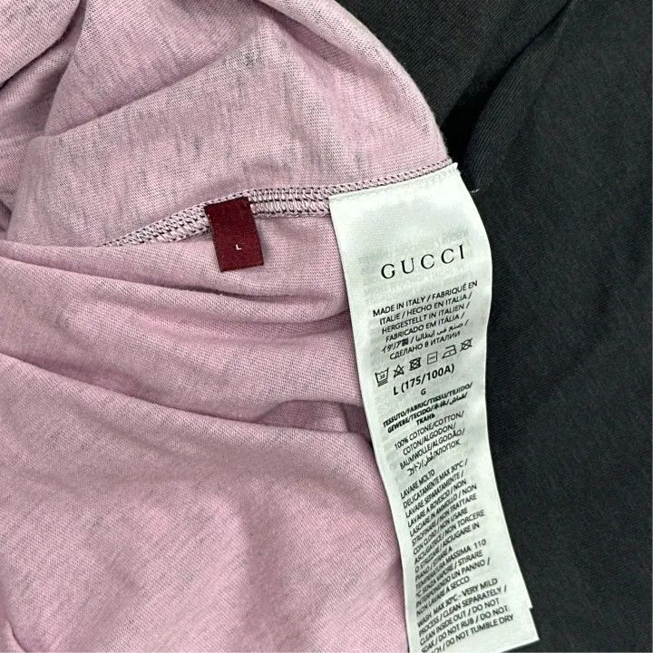 Gucci Gucci Gucci Black Logo Short Sleeve T-Shirt -2506 Size US L / EU 52-54 / 3 - 3 Thumbnail