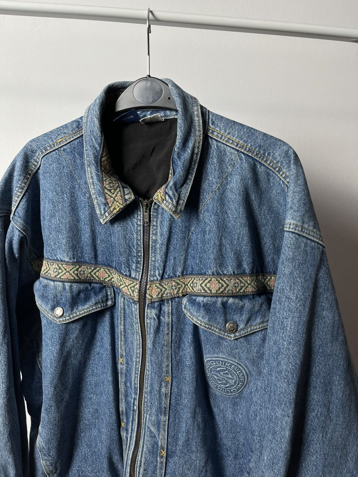 Quiksilver × Vintage Vintage Made in USA Quiksilver Denim Jeans Jacket Size US M / EU 48-50 / 2 - 2 Thumbnail