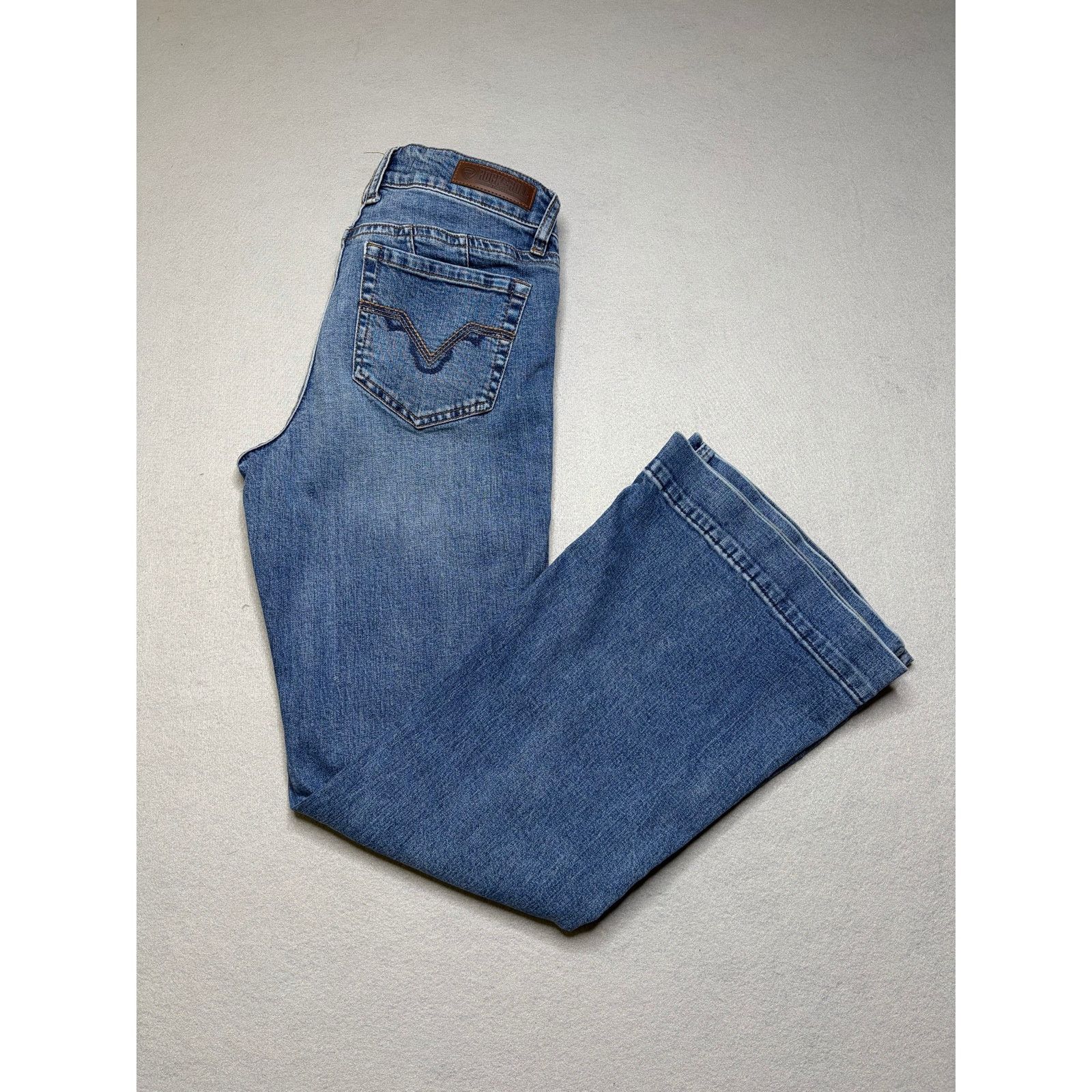 Rock & Republic Rock & Roll Denim High Rise Trouser Jeans Womens 27x30 Size 27" / US 4 / IT 40 - 12 Thumbnail