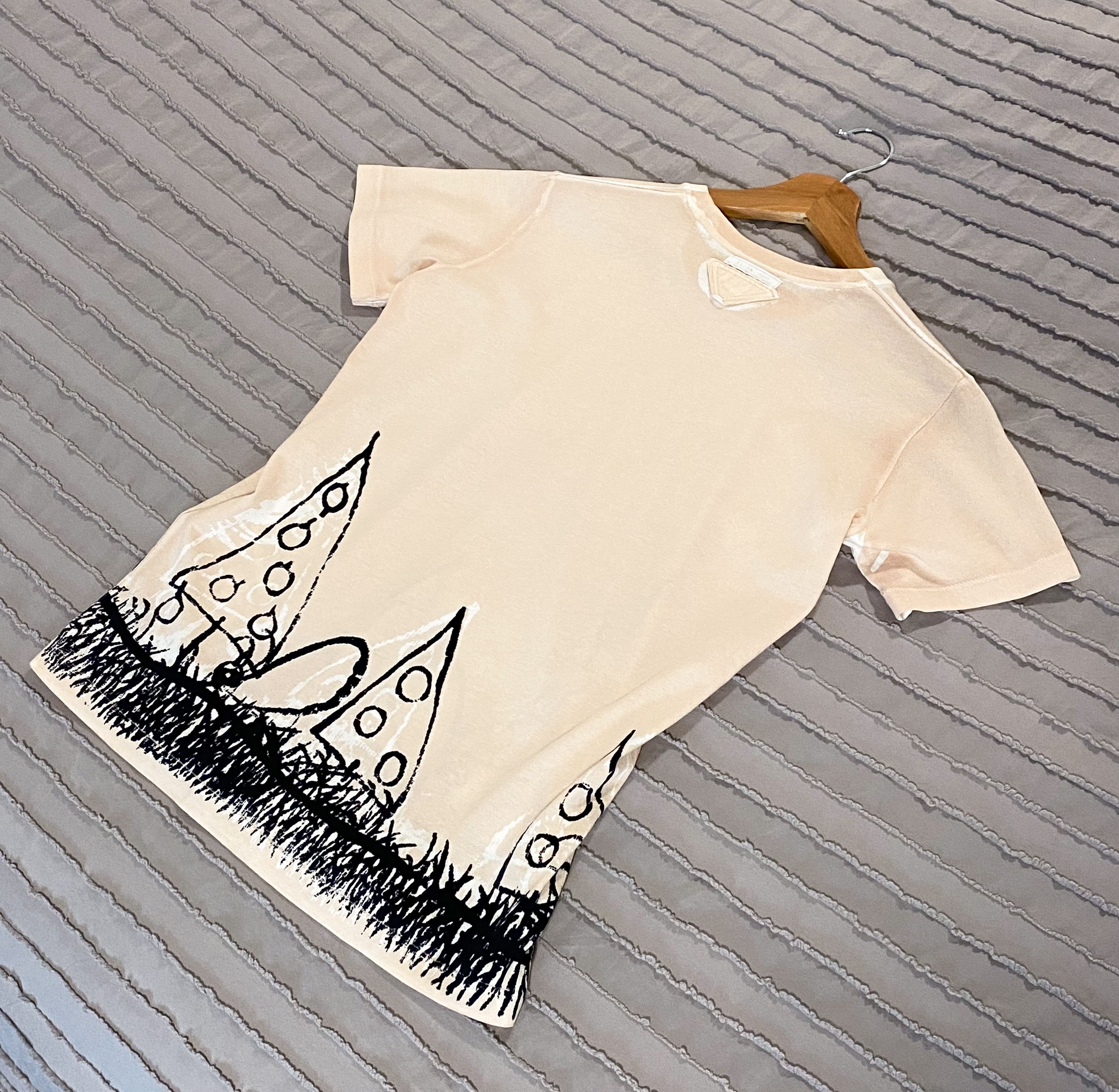 Prada Prada Milano Tie Dye Print Logo Tee / T Shirt Size S / US 4 / IT 40 - 9 Thumbnail