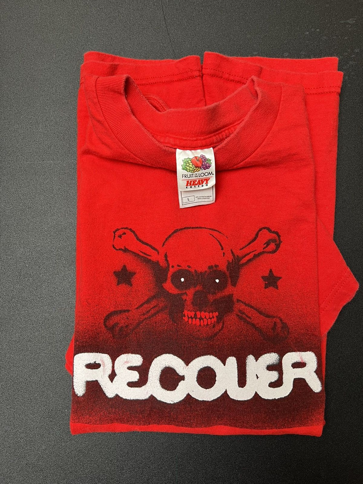 Vintage Vintage recover rock t shirt size L Size US L / EU 52-54 / 3 - 5 Thumbnail