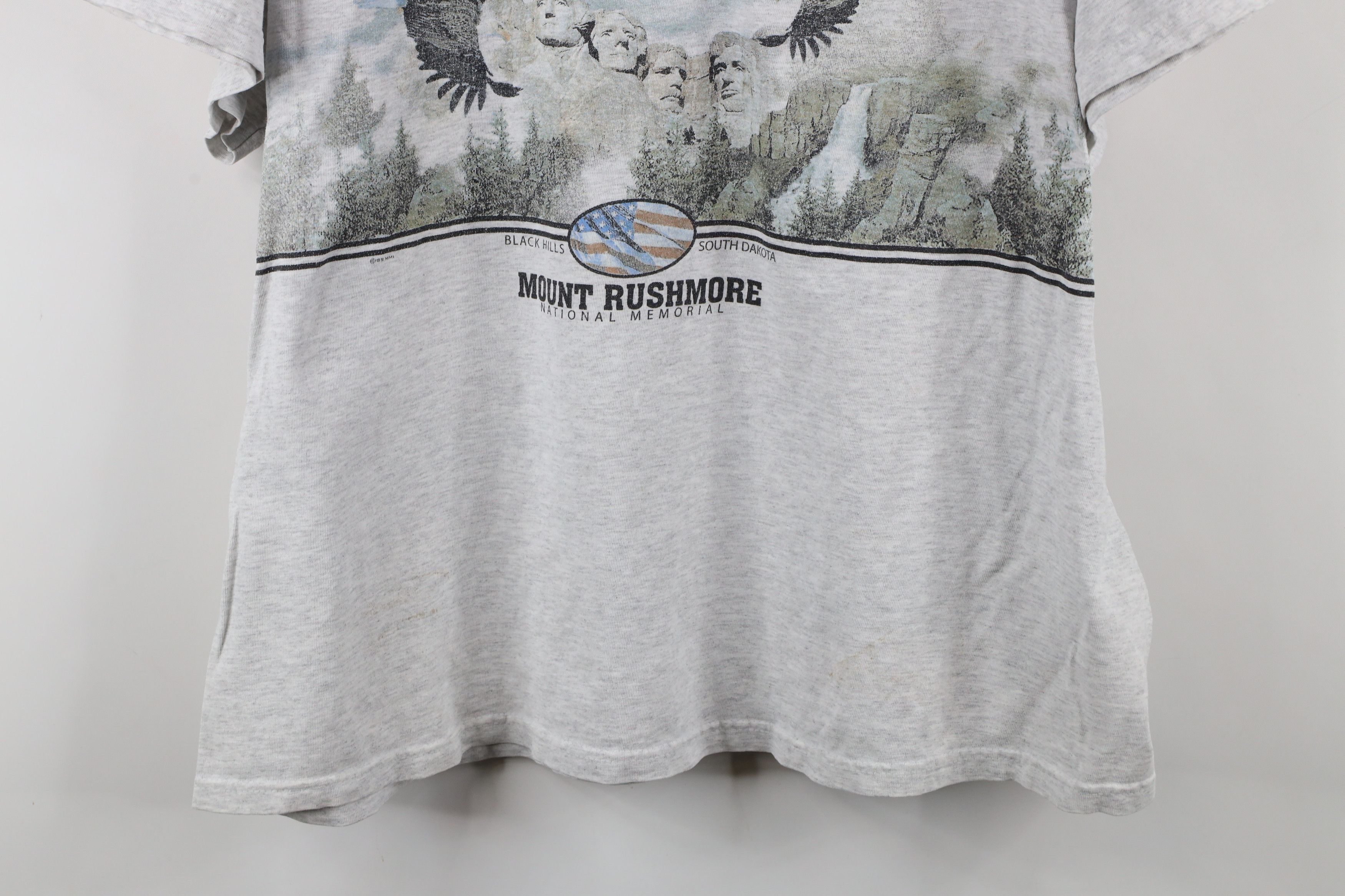Vintage Vintage 90s Streetwear All Over Print Mount Rushmore T-Shirt Size US XXL / EU 58 / 5 - 3 Thumbnail