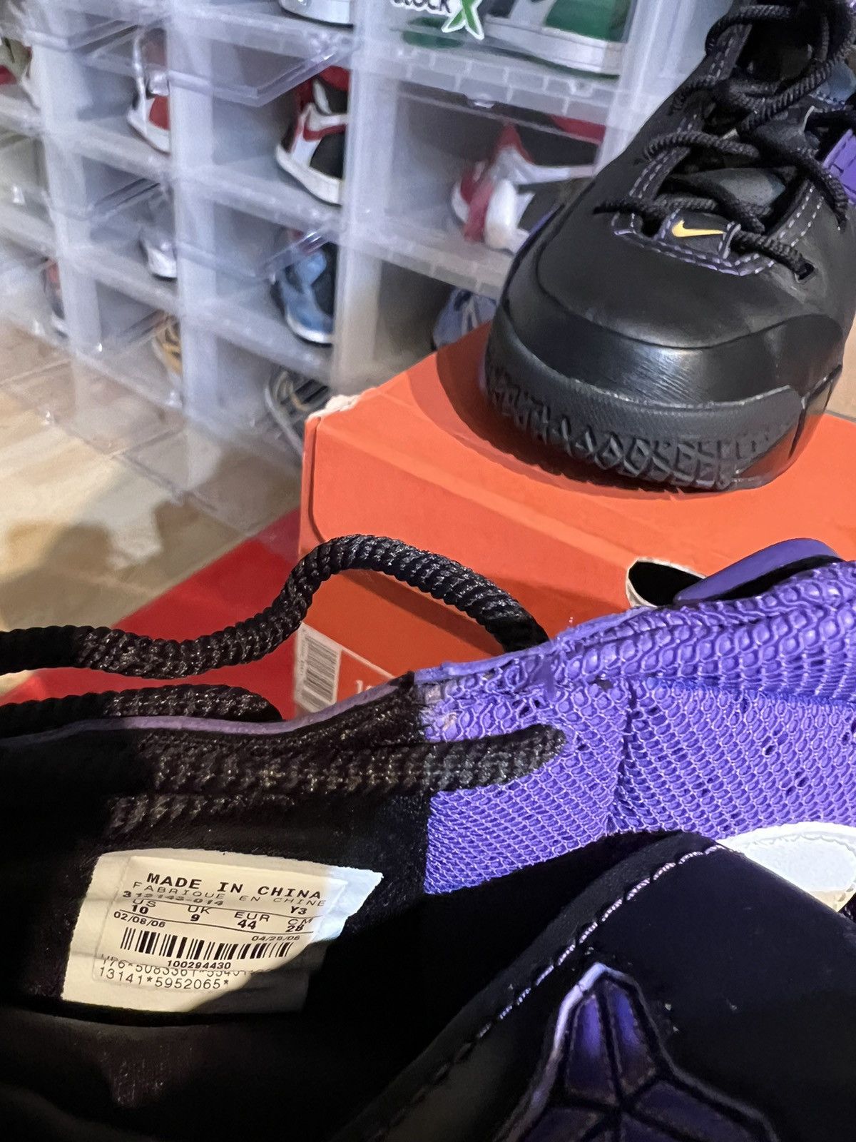 Nike Nike Zoom Kobe 1 OG ‘Black Out’ 2006 Size US 10 / EU 43 - 5 Thumbnail