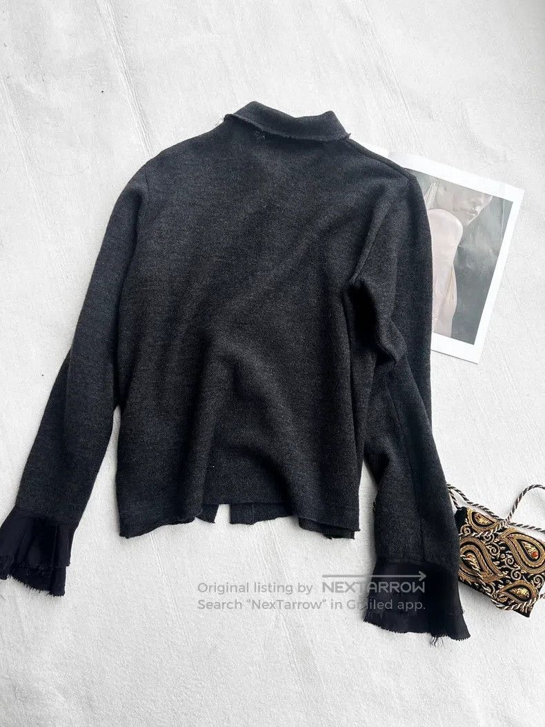 Comme des Garcons Comme Des Garcons Patched wool knit cardigan Size S / US 4 / IT 40 - 6 Thumbnail
