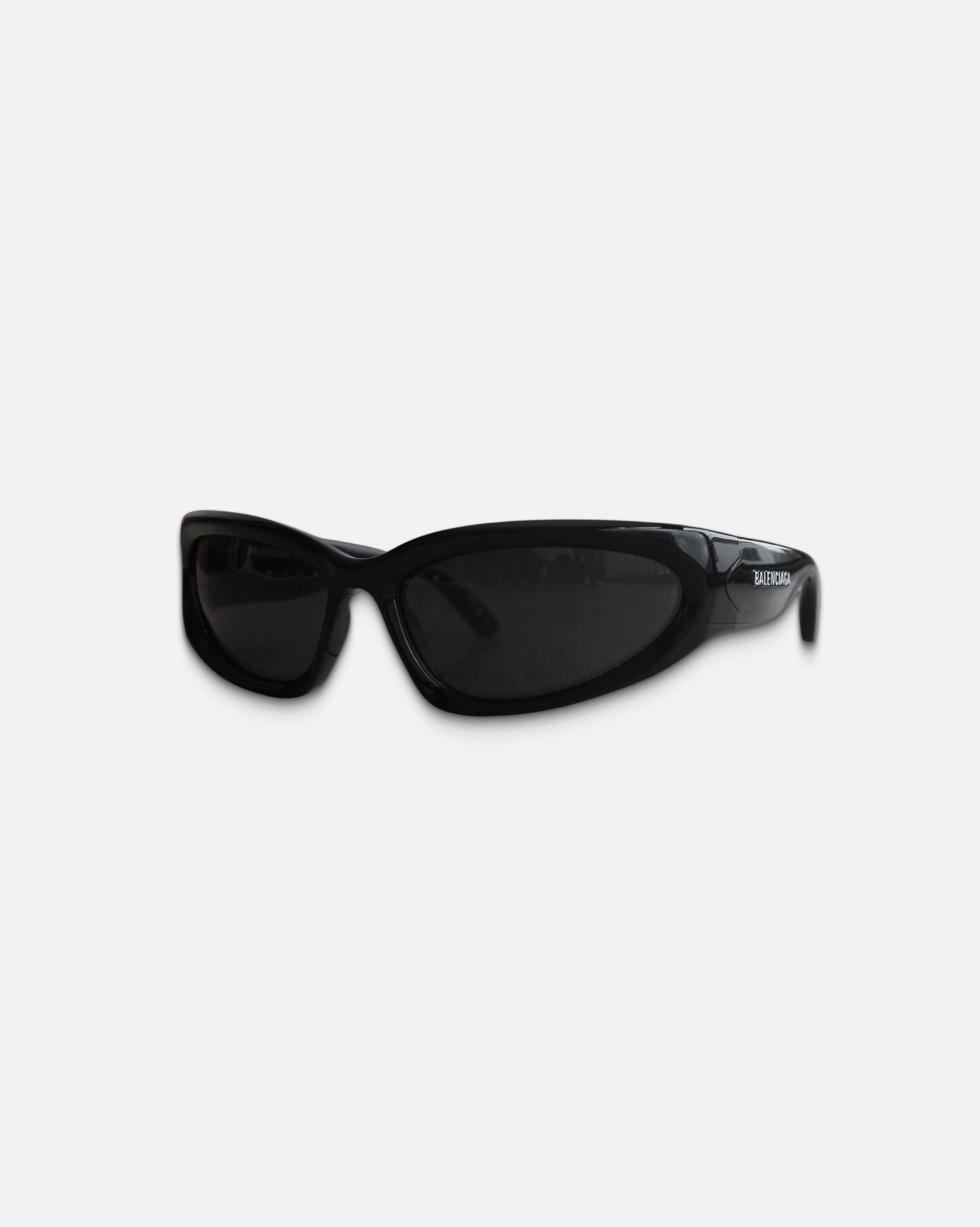 Balenciaga Balenciaga Black Swift Oval Sunglasses Size ONE SIZE - 1 Thumbnail