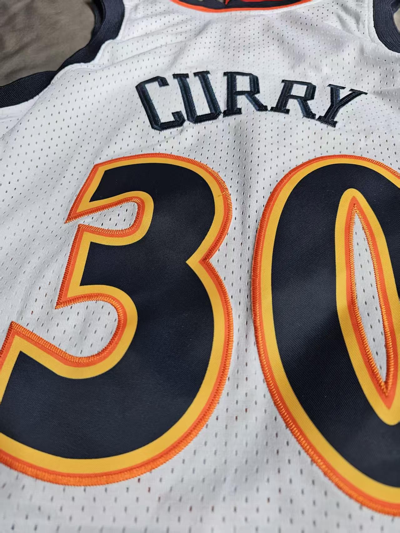 NBA #30 Stephen Curry Jersey Golden State Warriors 2009 10 Size US L / EU 52-54 / 3 - 5 Thumbnail