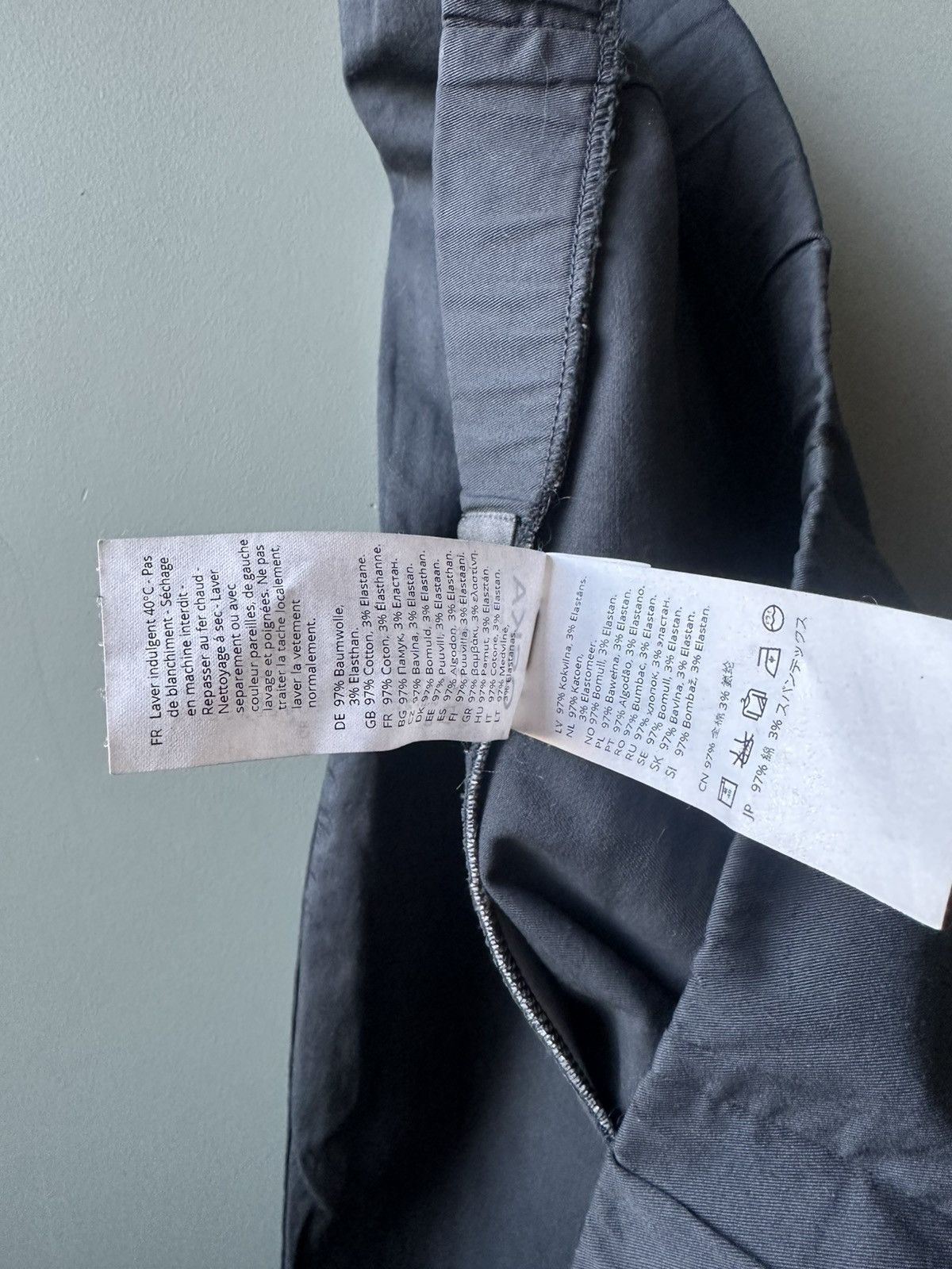 Japanese Brand Oska Baggy Fit Navy Blue Pants Japanese Size 5 Size US 41 - 7 Thumbnail