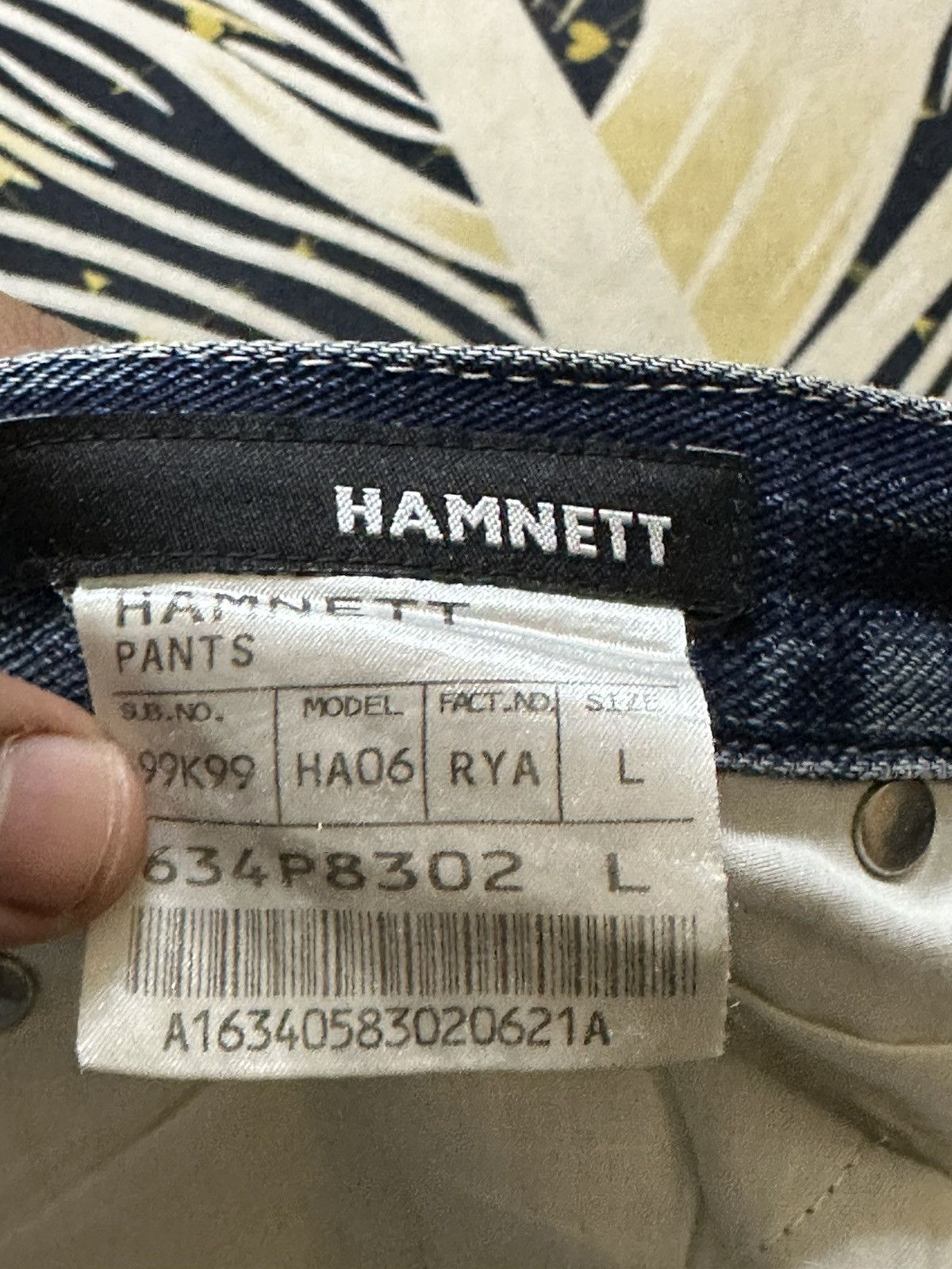 Katharine Hamnett London Vintage Hamnett Selvedge Faded Grunge Distressed Denim Size US 33 - 9 Thumbnail