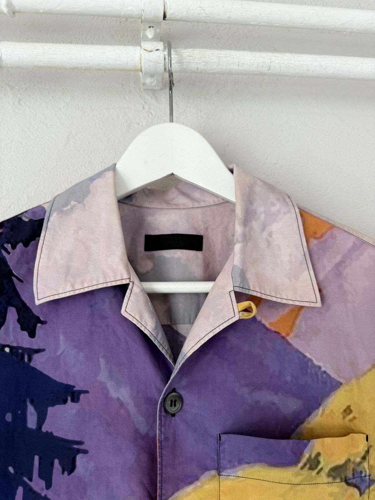Prada Landscape Print Short Sleeve Shirt Size US S / EU 44-46 / 1 - 3 Thumbnail
