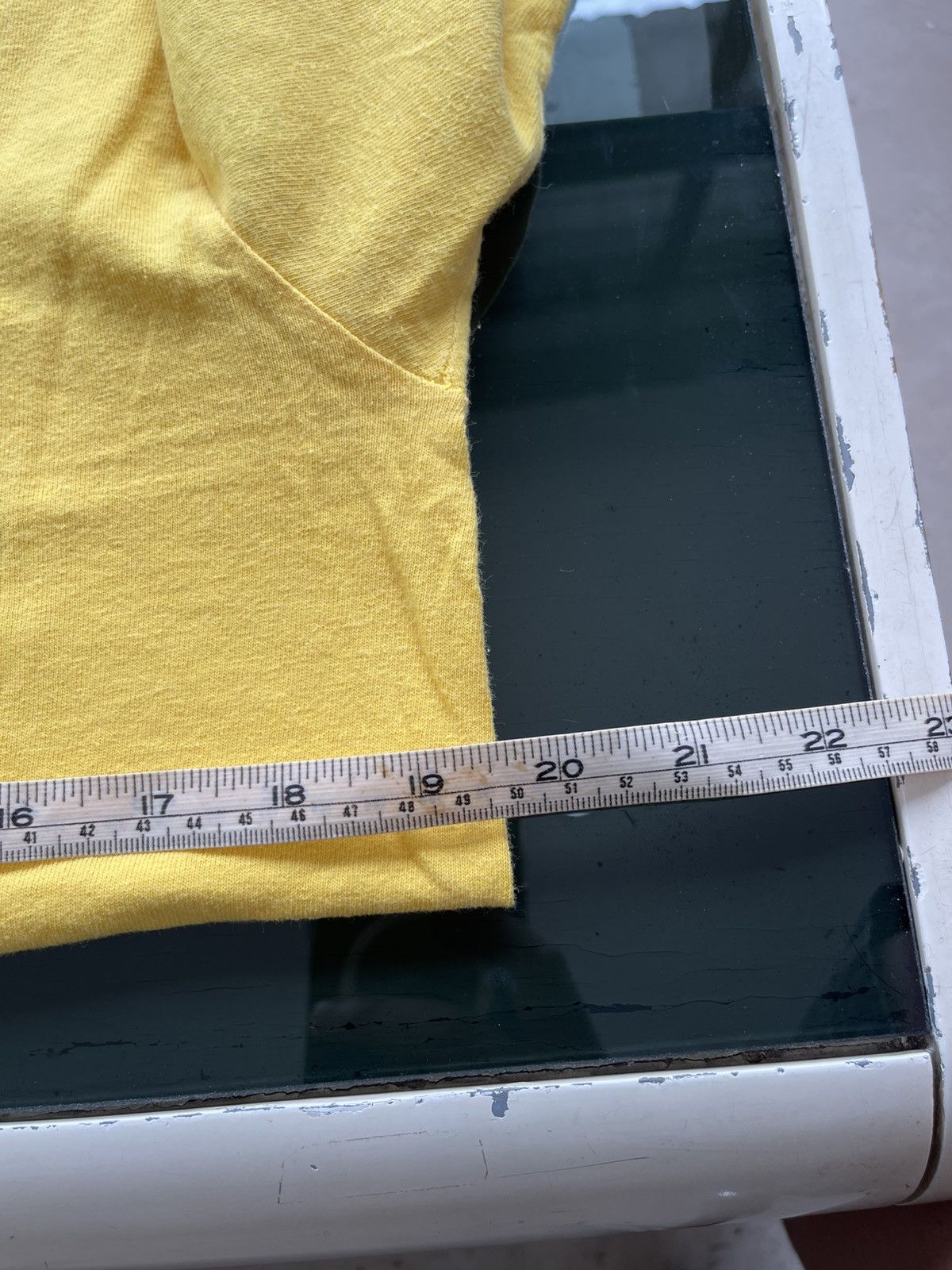 Stussy Vintage 90s Stussy Big Logo Graphic T-Shirt Yellow Size US M / EU 48-50 / 2 - 5 Thumbnail