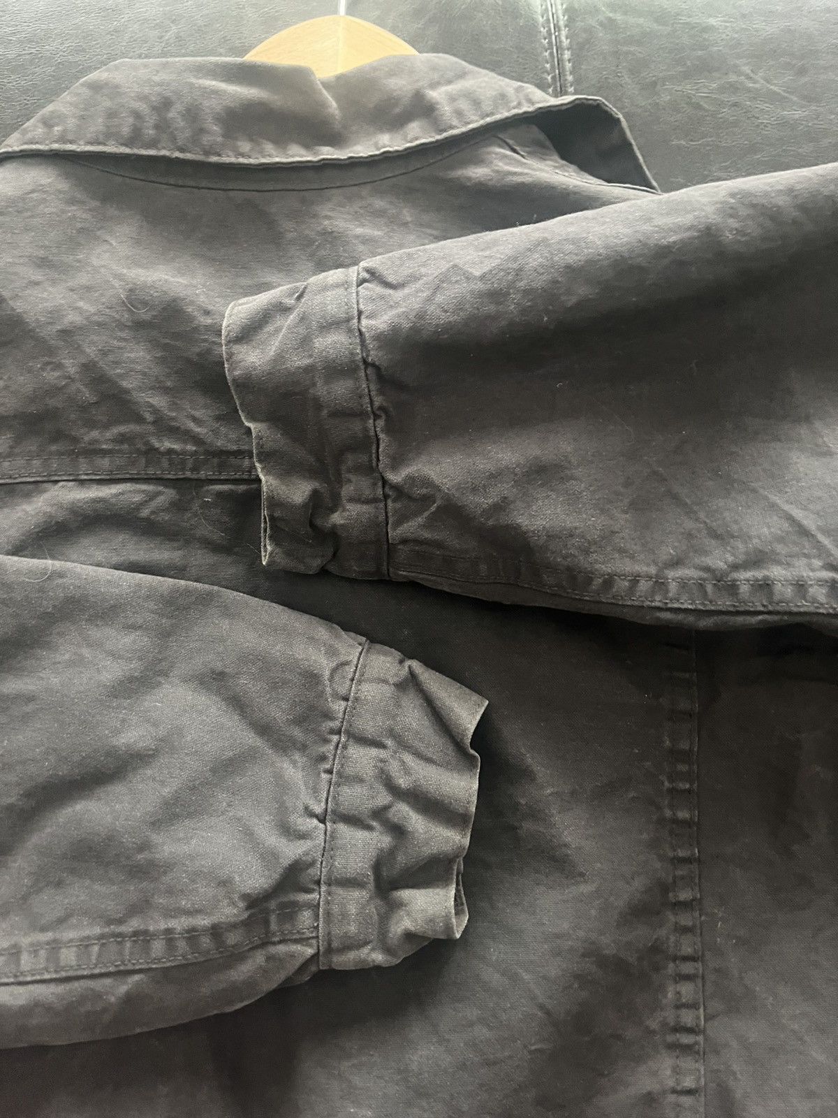 Flint And Tinder Flannel Lined Waxed Trucker Jacket Size US M / EU 48-50 / 2 - 4 Thumbnail