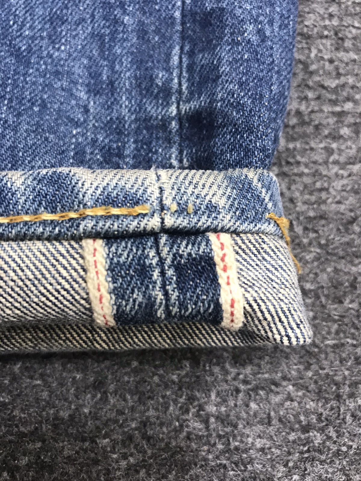 EIGHT-G × Japanese Brand EIGHT G Selvedge Sturdy Distressed Jeans F16 Size US 30 / EU 46 - 3 Thumbnail