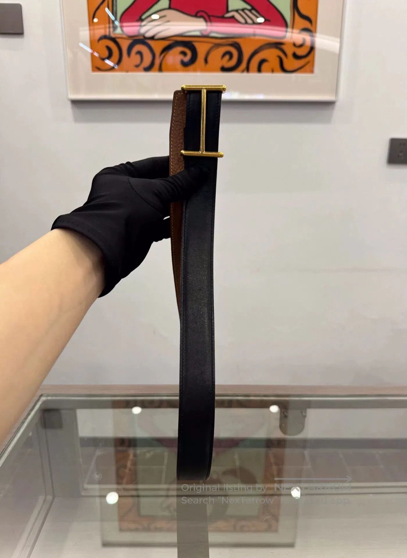 Hermes Hermes H Buckle 3.2cm Wide Belt Size 80. Size ONE SIZE - 2 Thumbnail