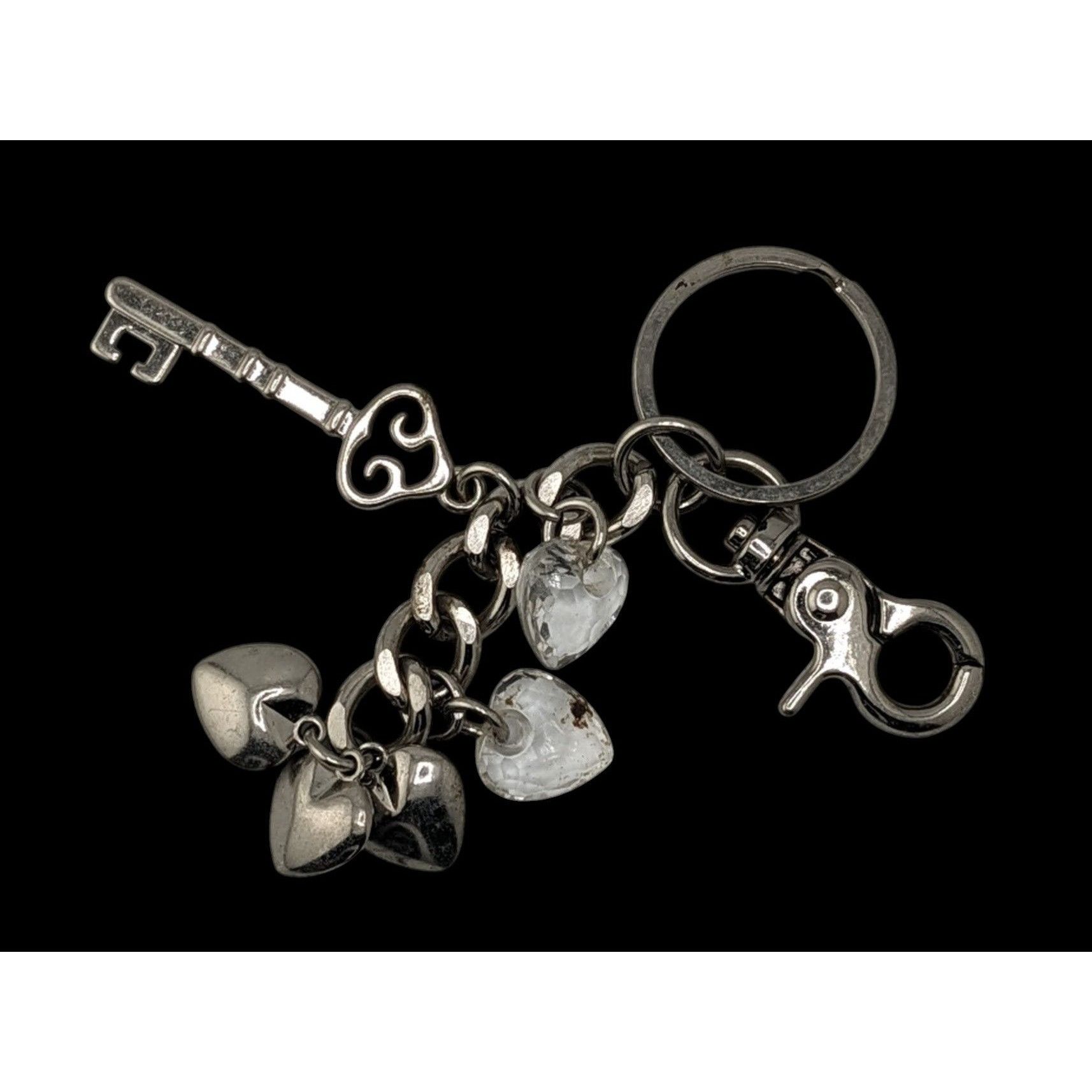 Other Hearts And Gems Silver Tone Charm Keychain With Lobster Clas Size ONE SIZE - 2 Thumbnail