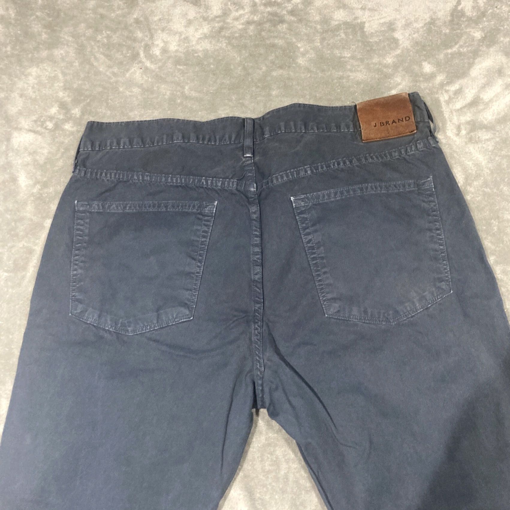 J Brand J. BRAND Pants Slim Straight KANE 36x30 Men Blue Casual Mid-Rise Cotton Blend Slimming Ankle Flat Front Regular Urban? Size US 36 / EU 52 - 5 Thumbnail