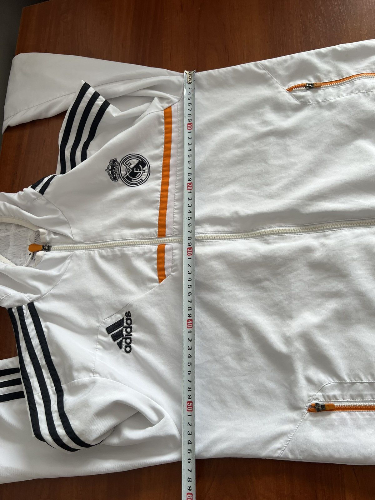 Adidas 2013 REAL MADRID TRAINING TRAVEL SOCCER FOOTBALL JACKET SZ L Size US L / EU 52-54 / 3 - 17 Thumbnail