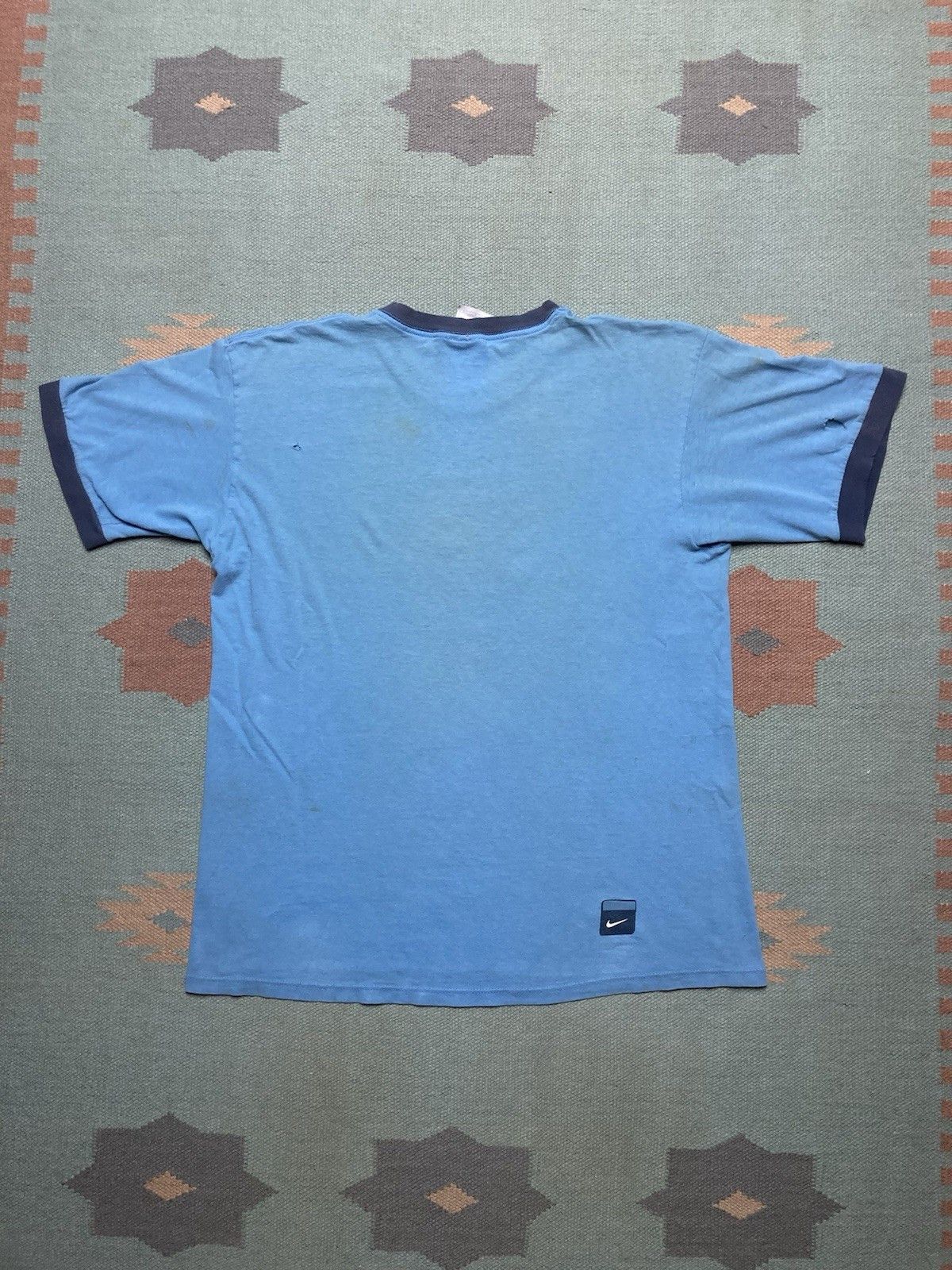 Vintage Vintage ringer t shirt Nike spell out swoosh check logo M Size US M / EU 48-50 / 2 - 8 Thumbnail